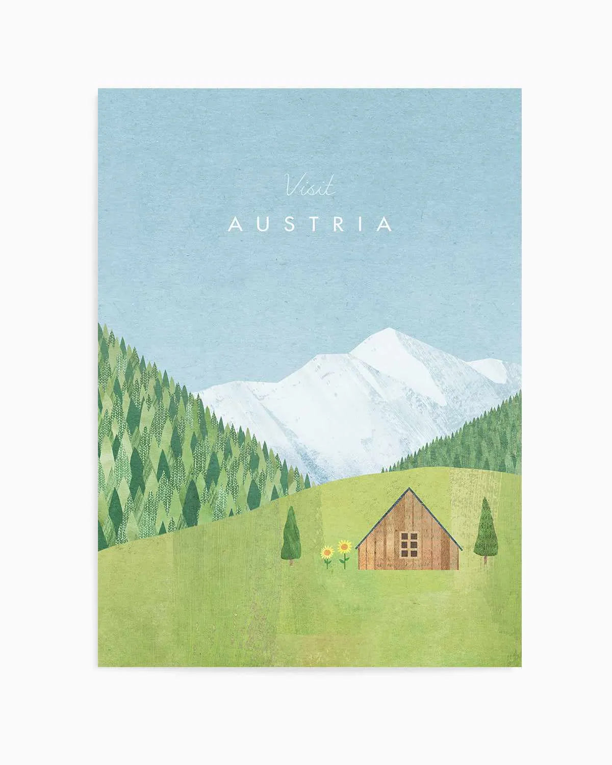 Austria by Henry Rivers Art Print from Olive et Oriel where you can shop wallpaper and artworks online
