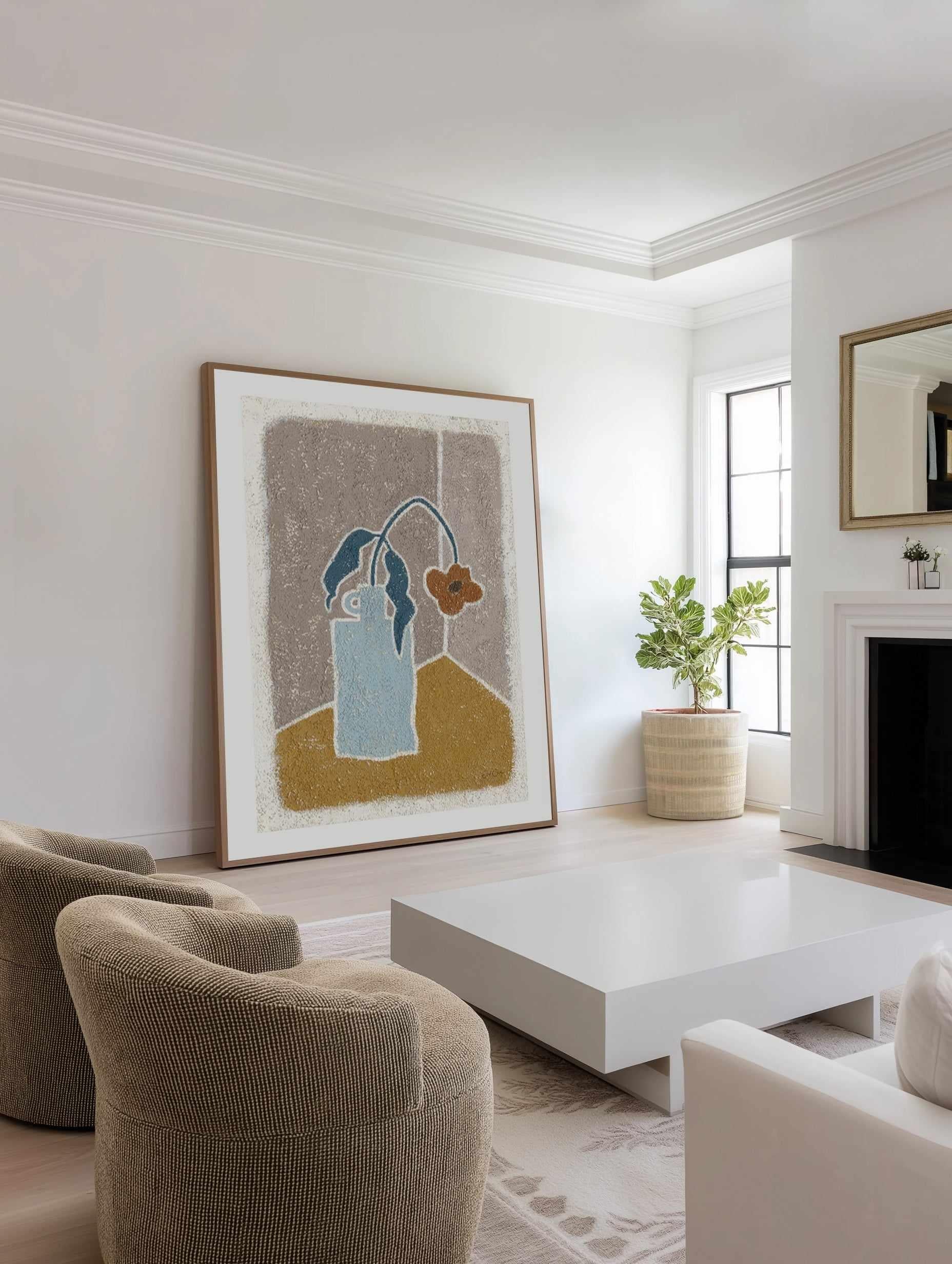 Autumn in a Vase by Julie Celina | Art Print from Olive et Oriel where you can shop wallpaper and artworks online