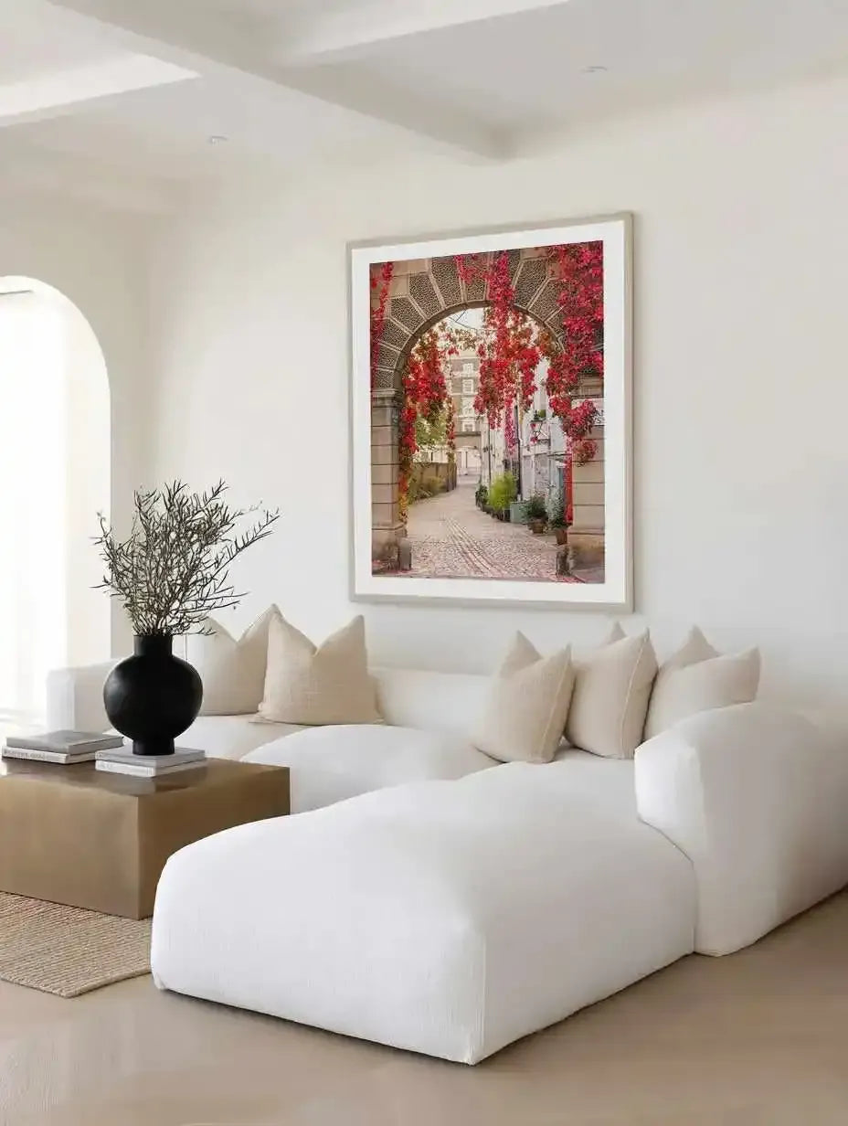 Autumn Archway, London Art Print from Olive et Oriel where you can shop wallpaper and artworks online