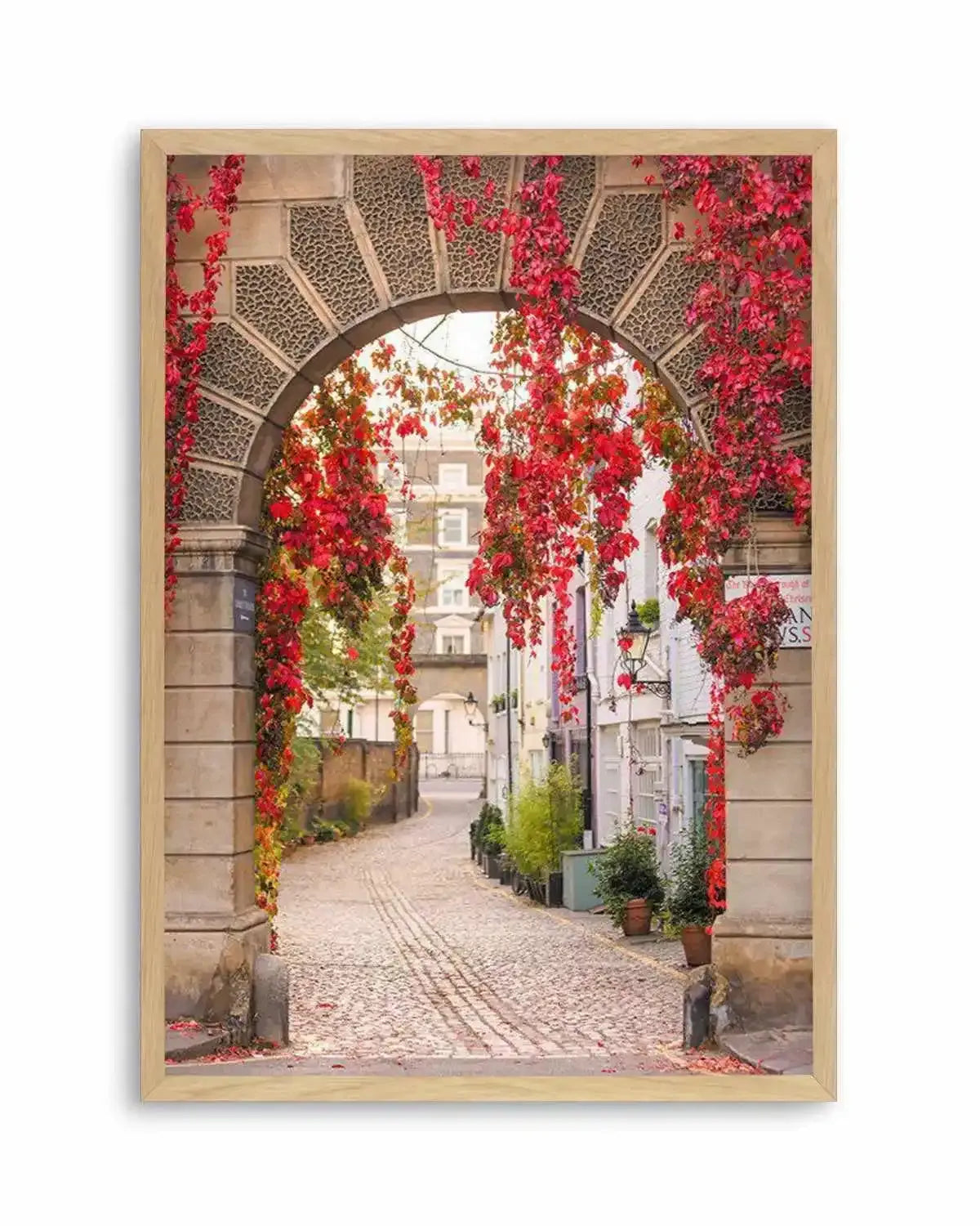 Autumn Archway, London Art Print from Olive et Oriel where you can shop wallpaper and artworks online