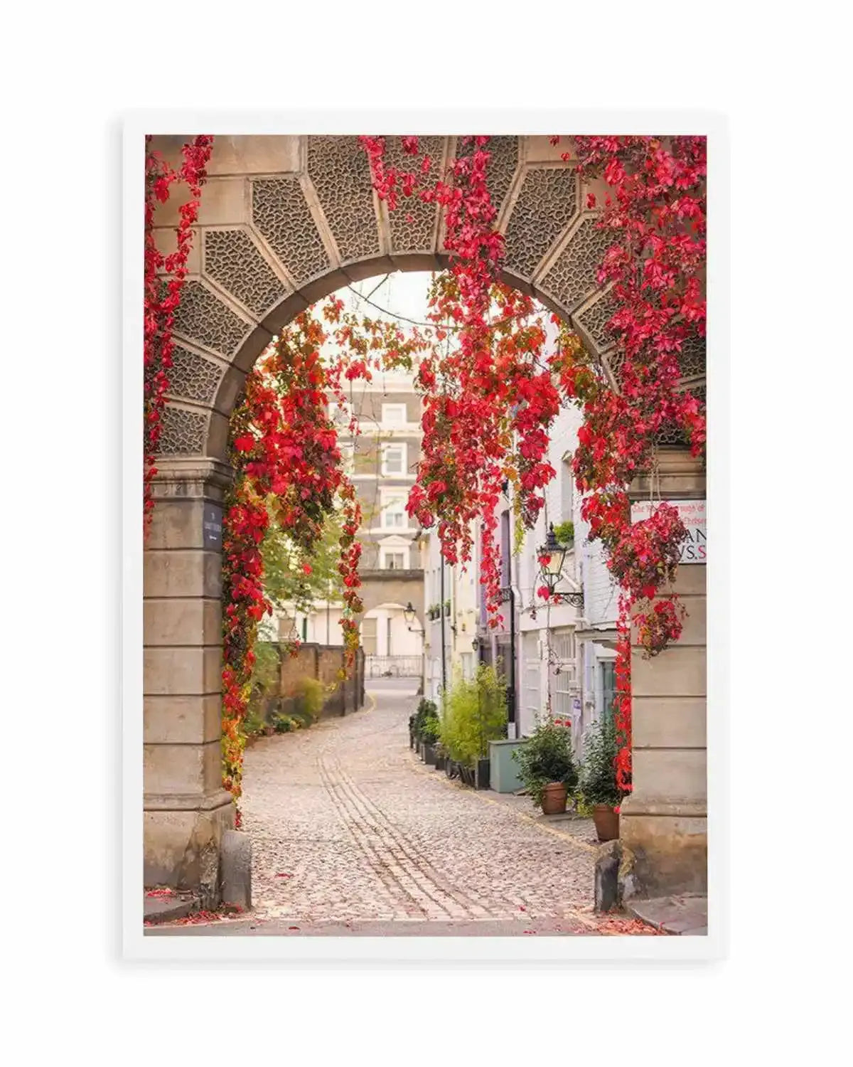 Autumn Archway, London Art Print from Olive et Oriel where you can shop wallpaper and artworks online
