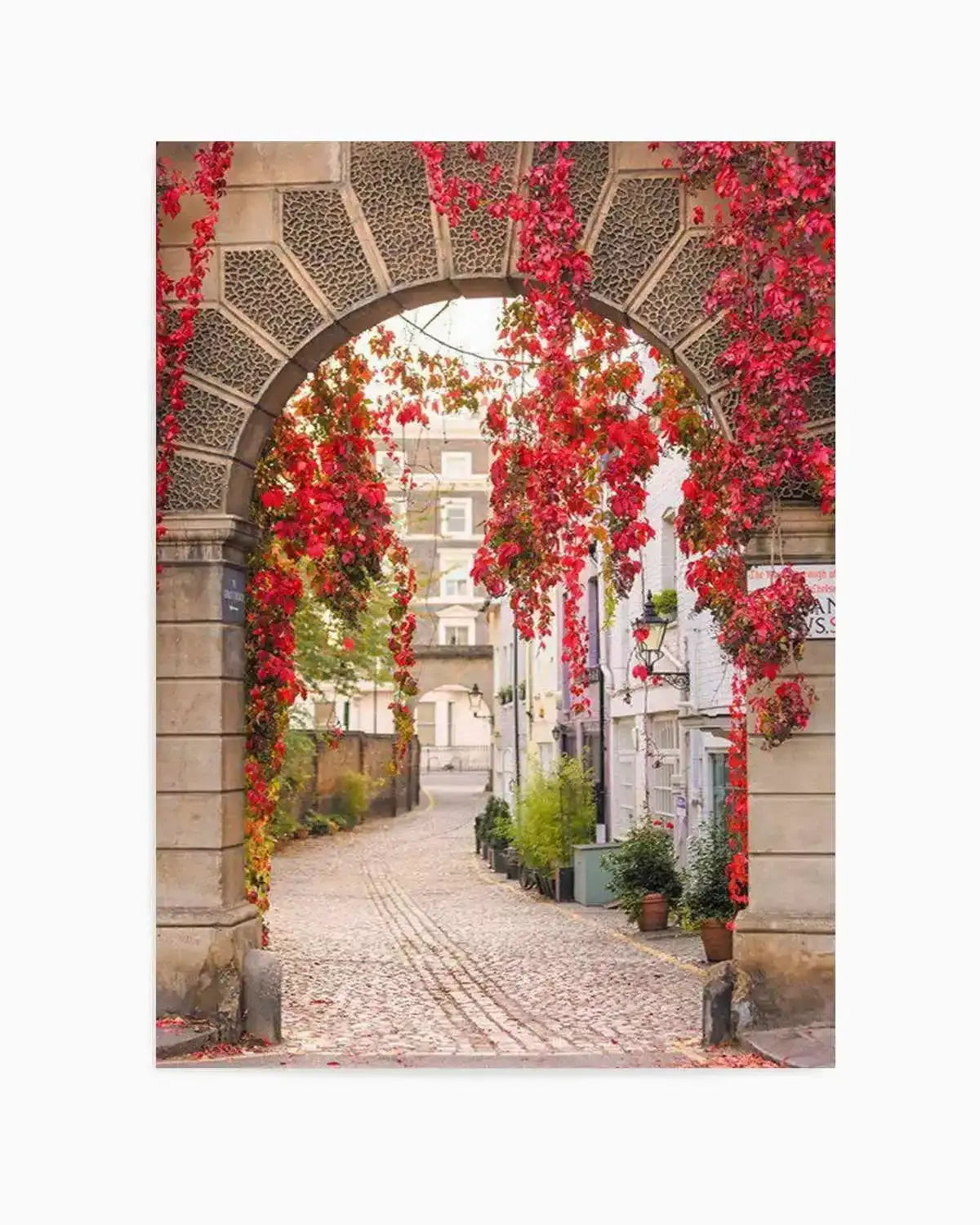 Autumn Archway, London Art Print from Olive et Oriel where you can shop wallpaper and artworks online