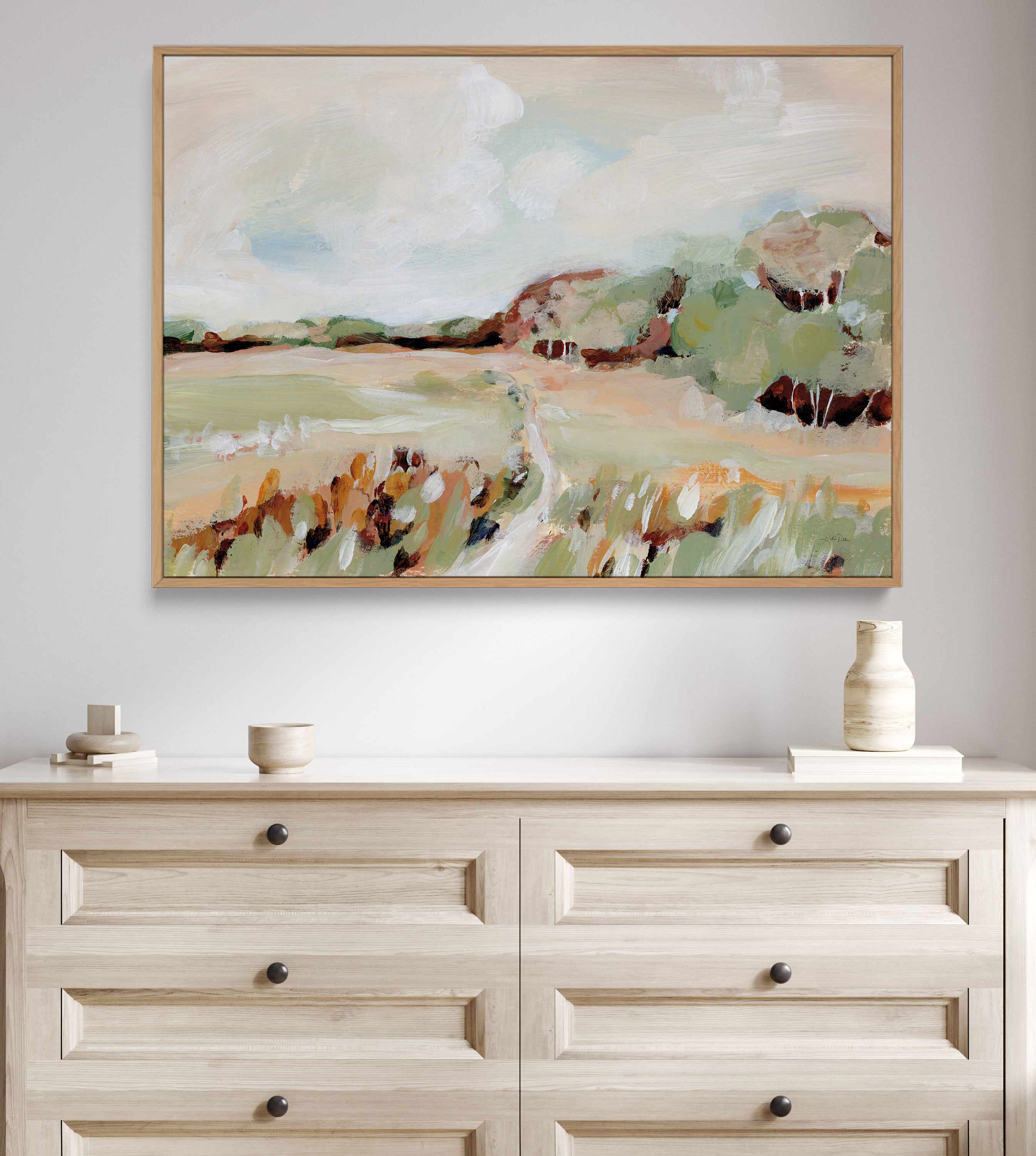 Autumn Breeze | Framed Canvas Art Print