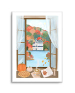 Autumn Cottage by Petra Lizde | Art Print