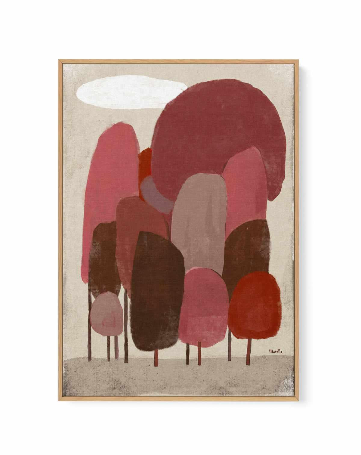 Autumn Forest by Marco Marella | Framed Canvas Art Print from Olive et Oriel where you can shop wallpaper and artworks online