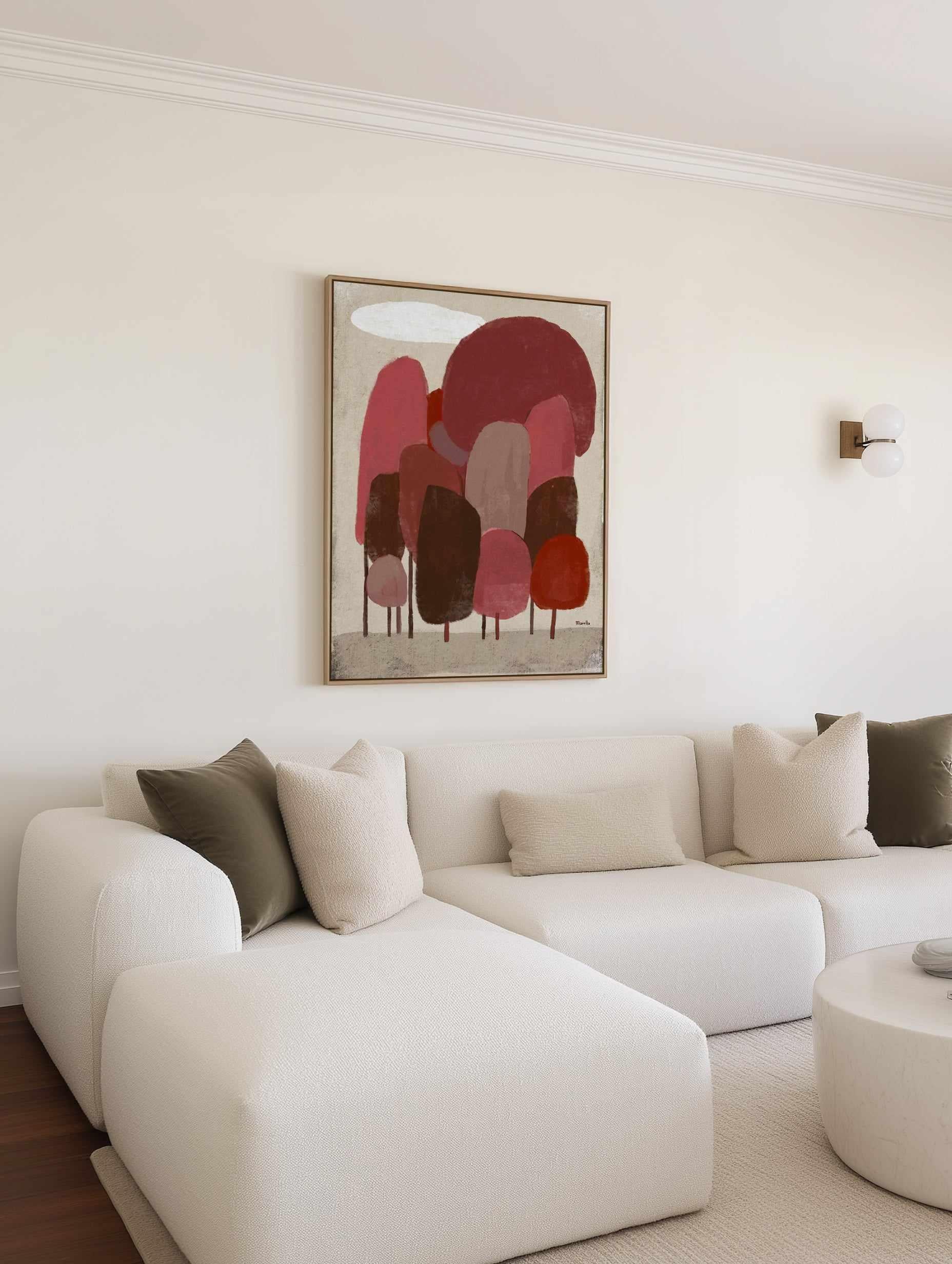 Autumn Forest by Marco Marella | Framed Canvas Art Print from Olive et Oriel where you can shop wallpaper and artworks online