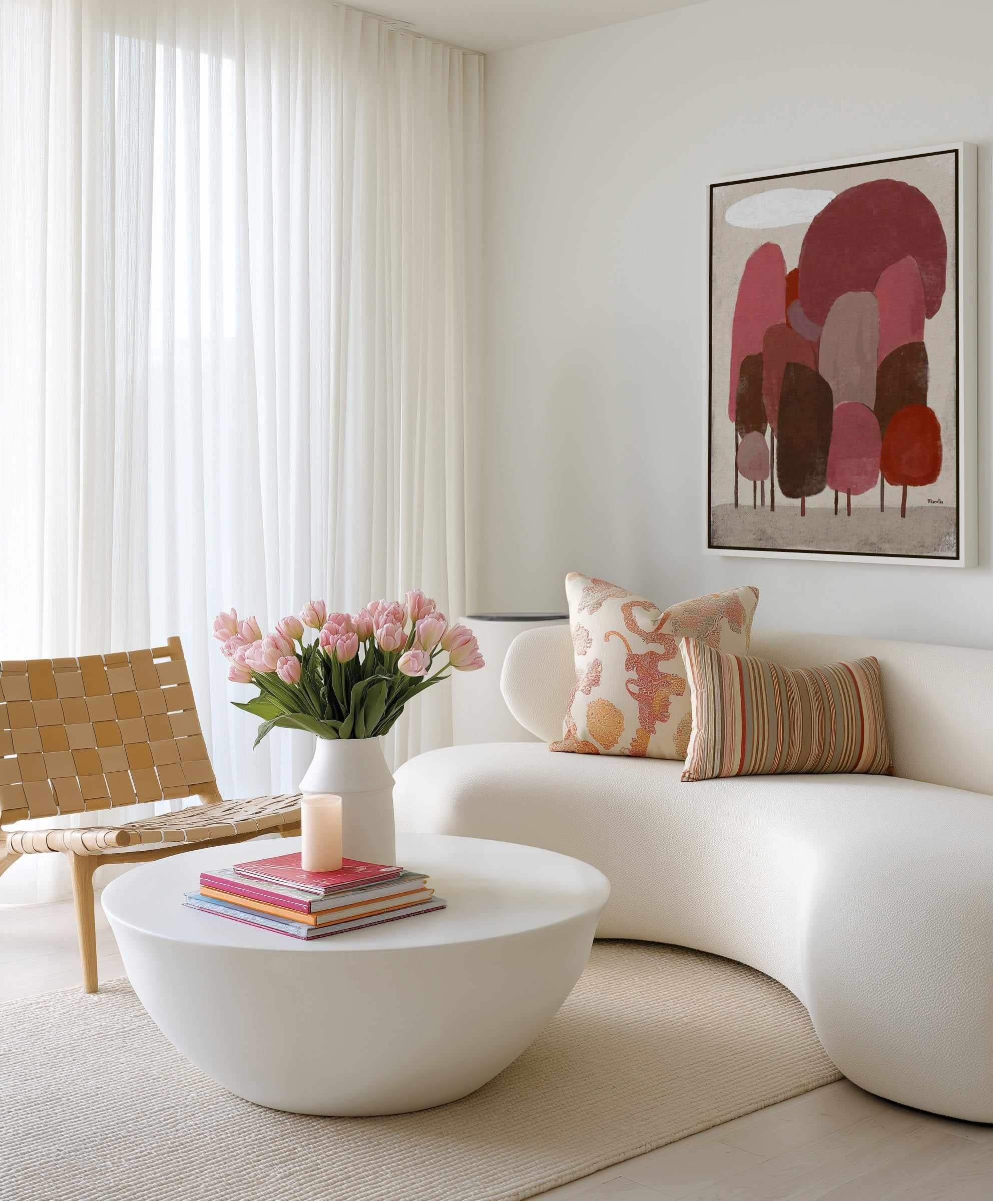 Autumn Forest by Marco Marella | Framed Canvas Art Print from Olive et Oriel where you can shop wallpaper and artworks online