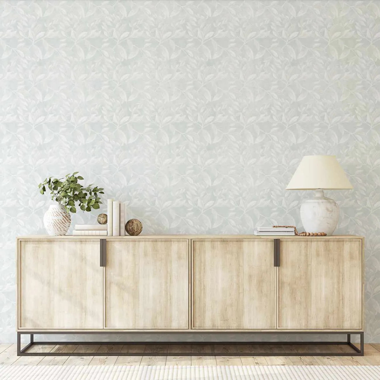 Autumn Leaves Wallpaper in Sage-Wallpaper-Buy Australian Removable Wallpaper Now Sage Green Wallpaper Peel And Stick Wallpaper Online At Olive et Oriel Custom Made Wallpapers Wall Papers Decorate Your Bedroom Living Room Kids Room or Commercial Interior
