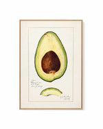 Avocado Vintage Poster | Framed Canvas Art Print
