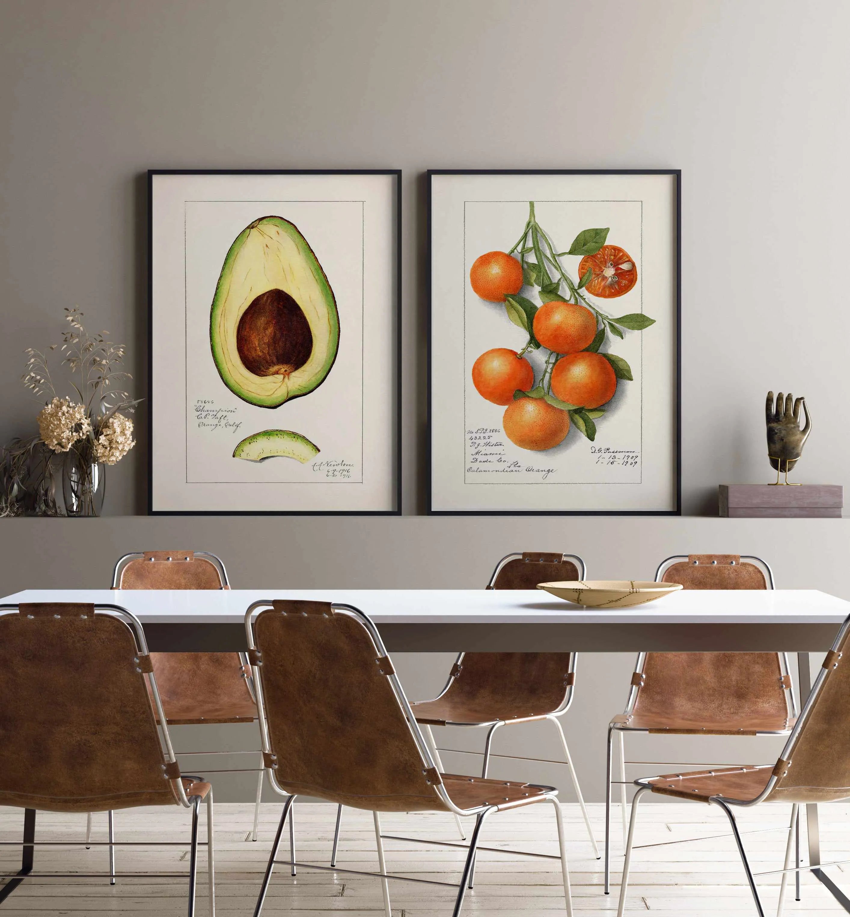Avocado Vintage Poster Art Print from Olive et Oriel where you can shop wallpaper and artworks online