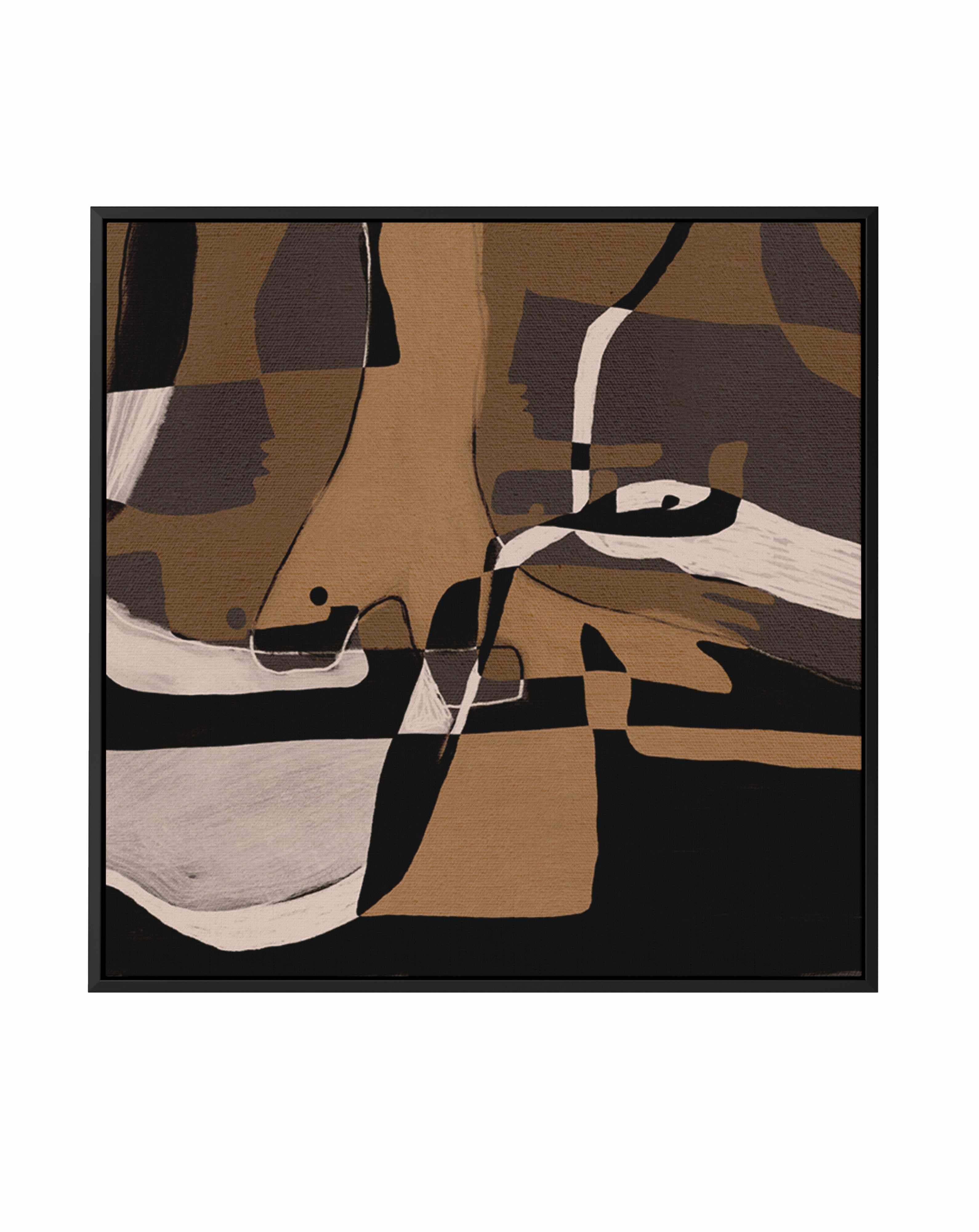 Awakening 1 by Shatha Al Dafai | Framed Canvas Art Print from Olive et Oriel where you can shop wallpaper and artworks online