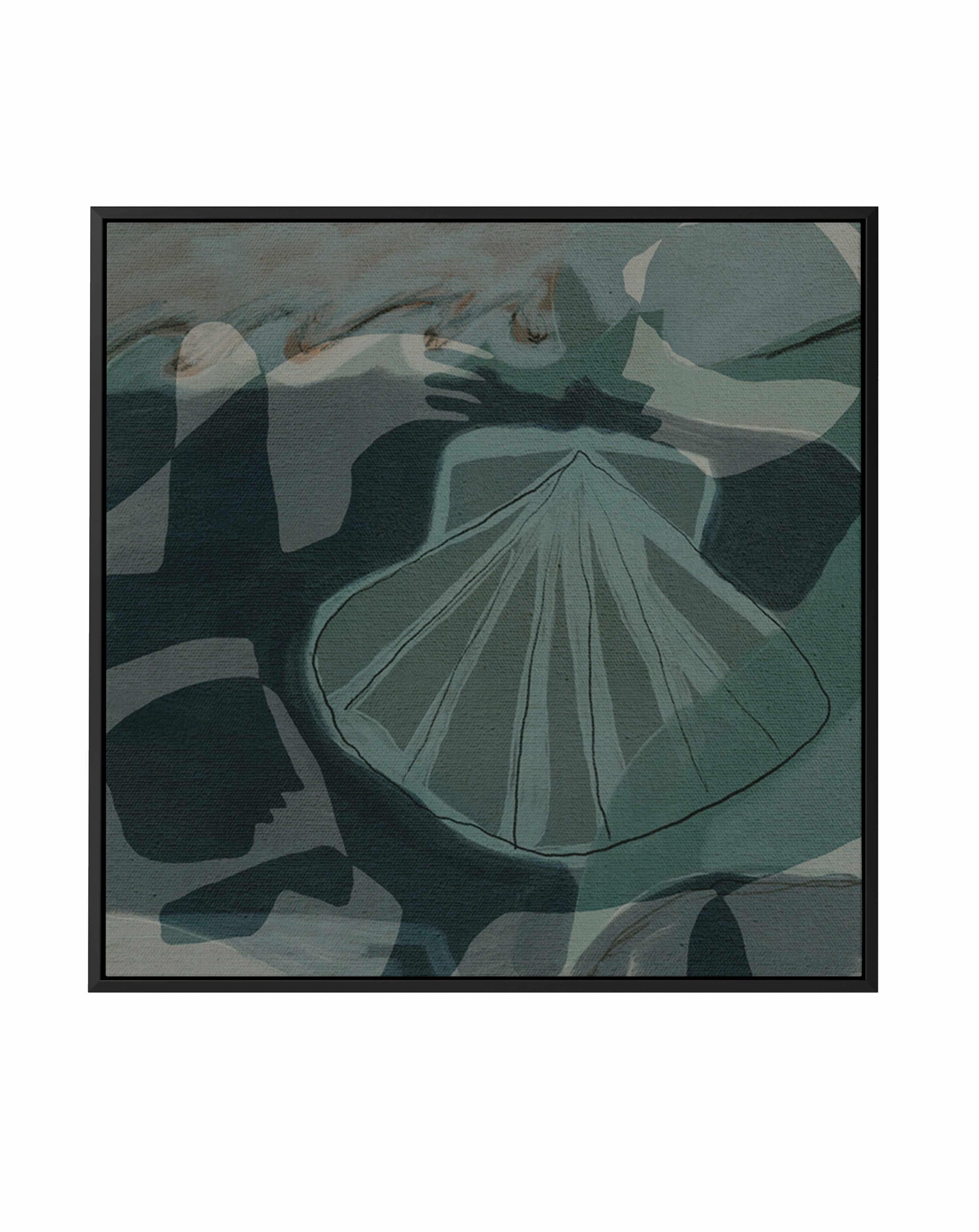 Awakening 4 by Shatha Al Dafai | Framed Canvas Art Print from Olive et Oriel where you can shop wallpaper and artworks online