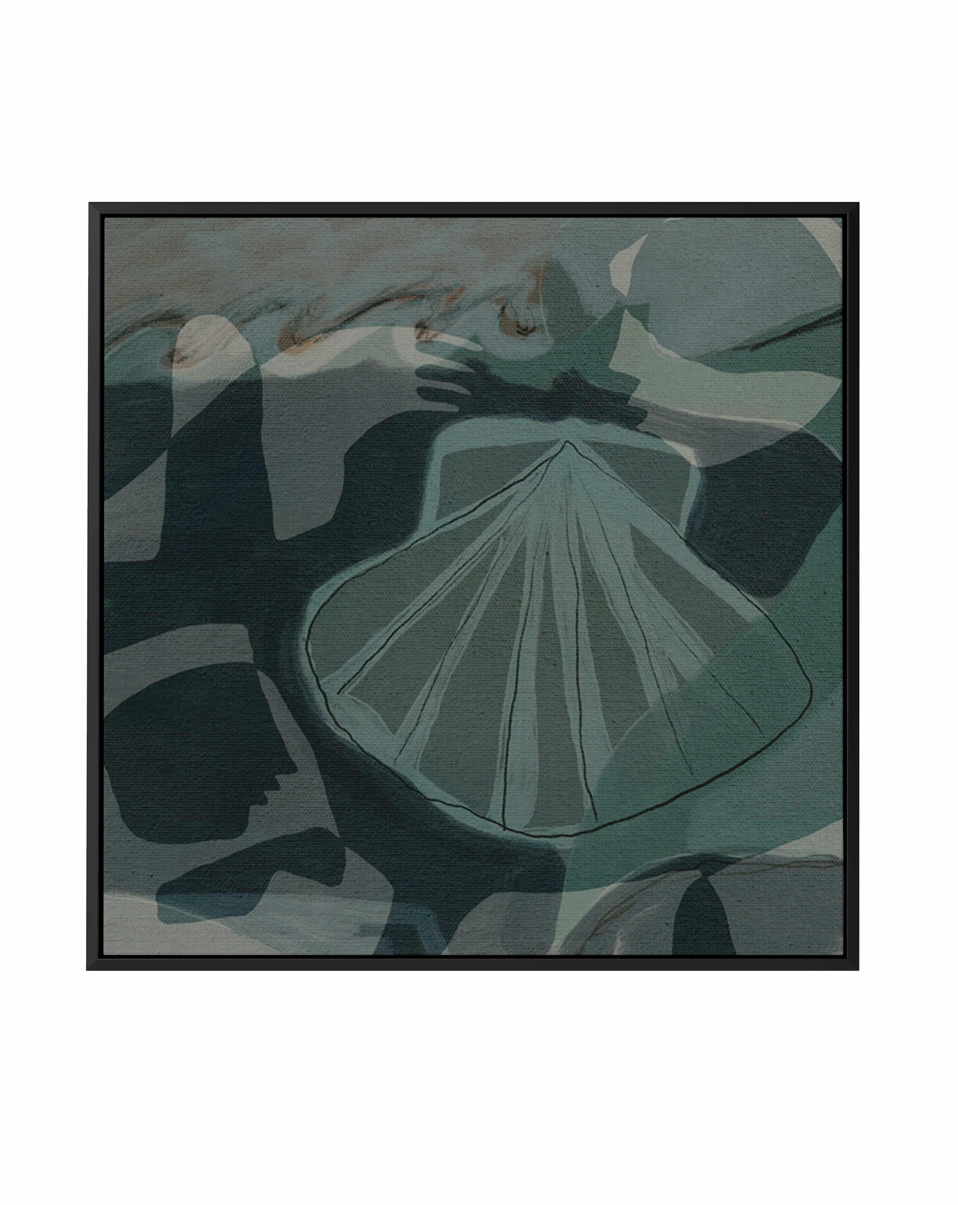 Awakening 4 by Shatha Al Dafai | Framed Canvas Art Print from Olive et Oriel where you can shop wallpaper and artworks online