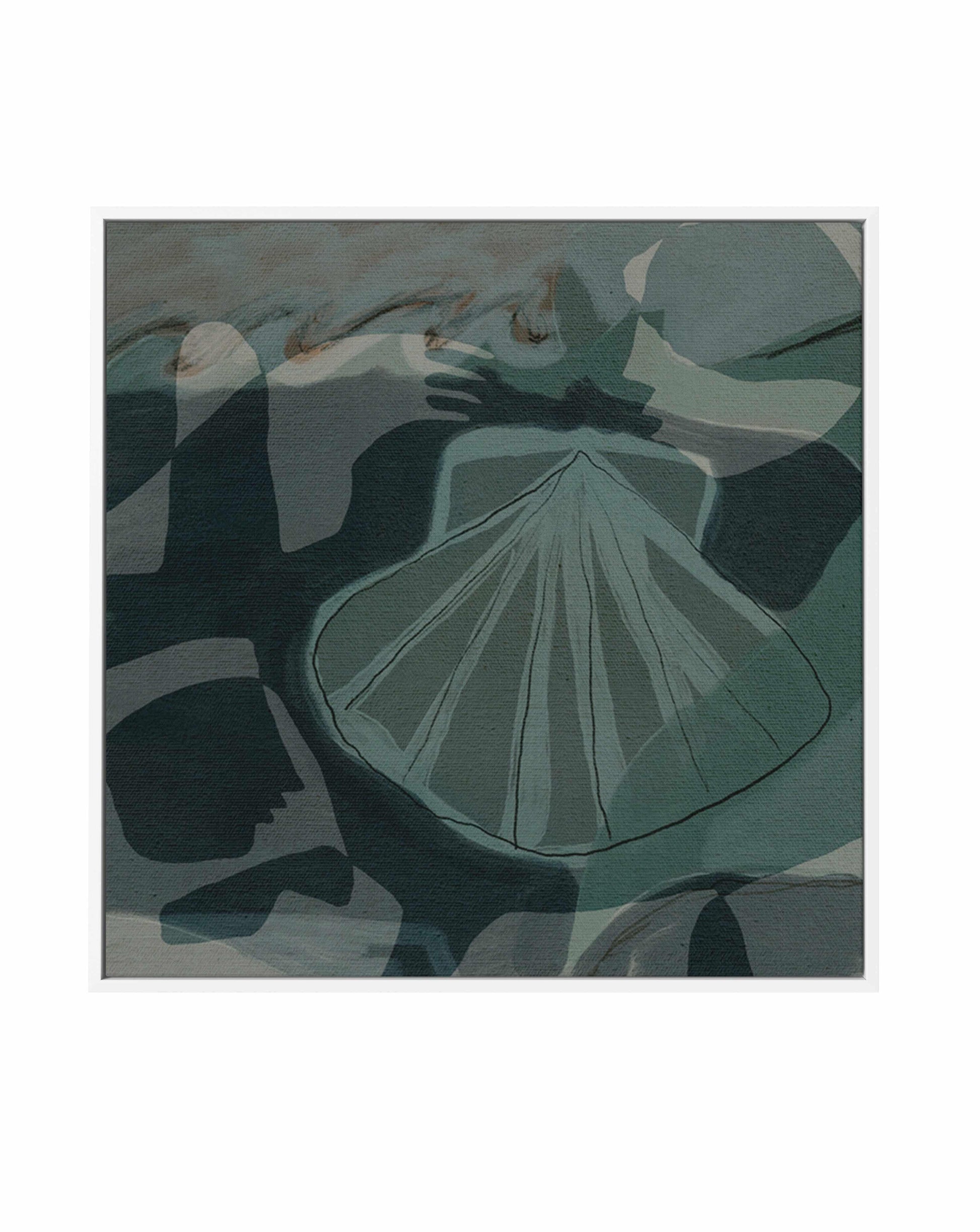 Awakening 4 by Shatha Al Dafai | Framed Canvas Art Print from Olive et Oriel where you can shop wallpaper and artworks online