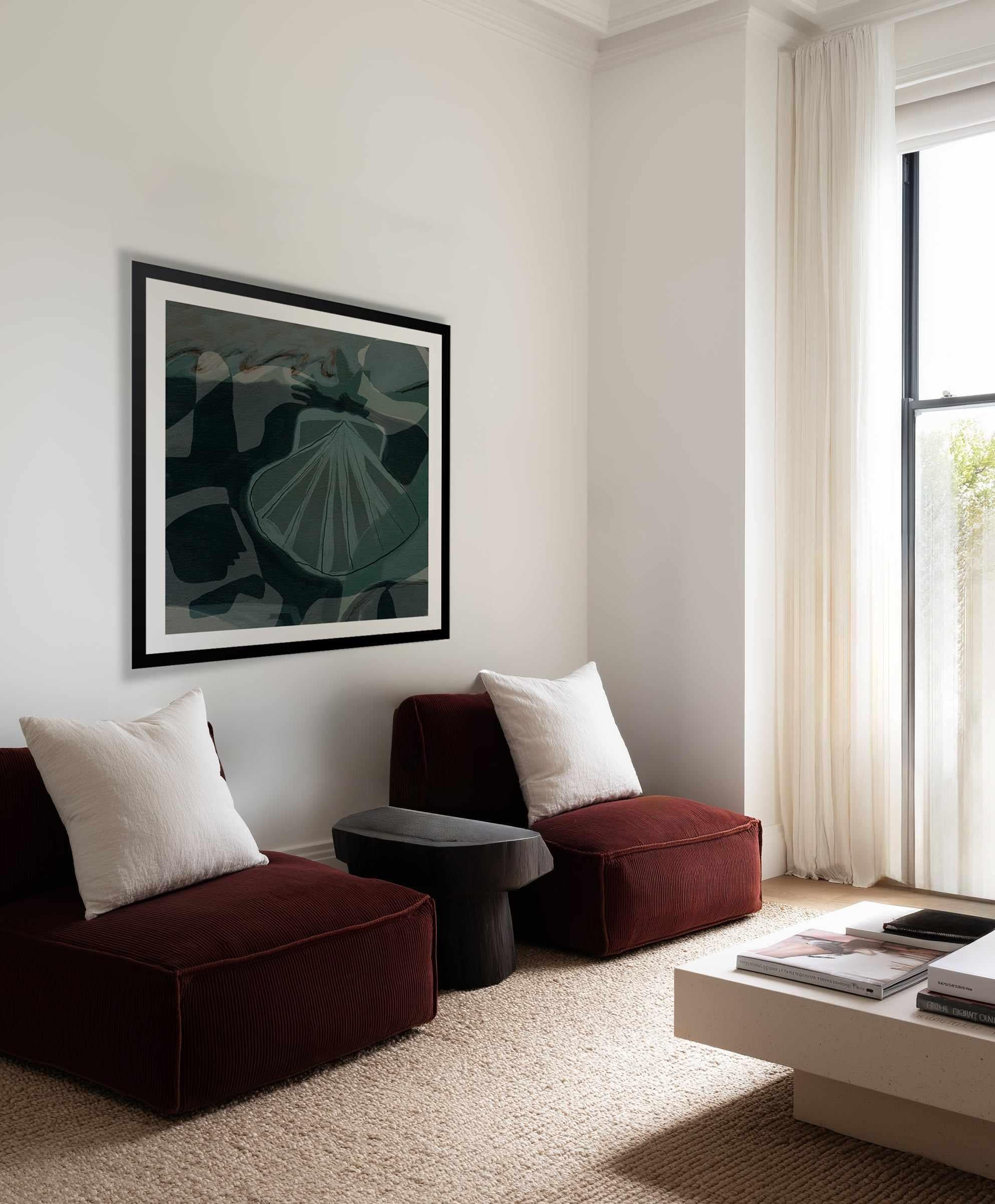 Awakening 4 by Shatha Al Dafai | Art Print from Olive et Oriel where you can shop wallpaper and artworks online