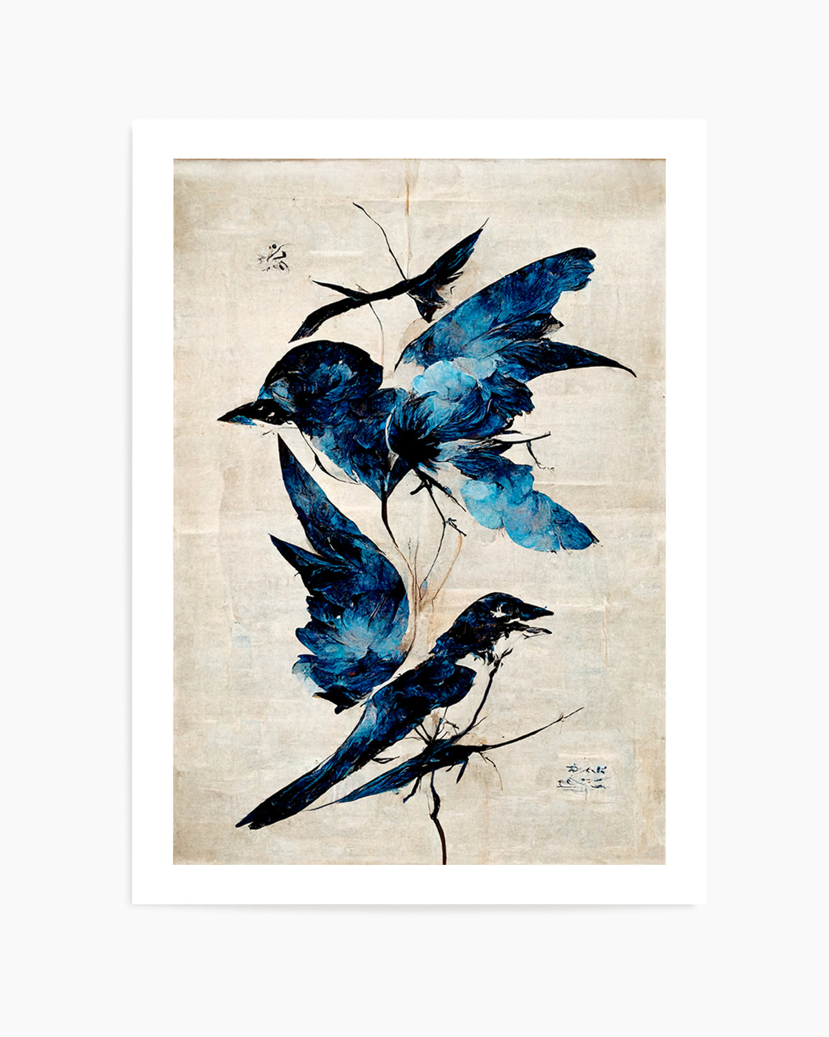 Azure Flight by Treechild | Art Print