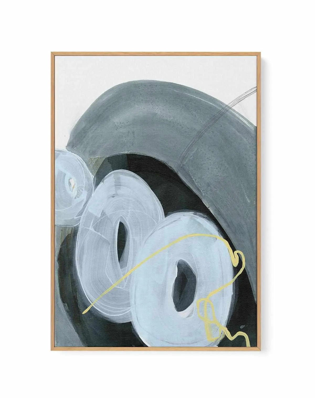 Azure Luxe I by Kirsta Benedetti | Framed Canvas Art Print from Olive et Oriel where you can shop wallpaper and artworks online