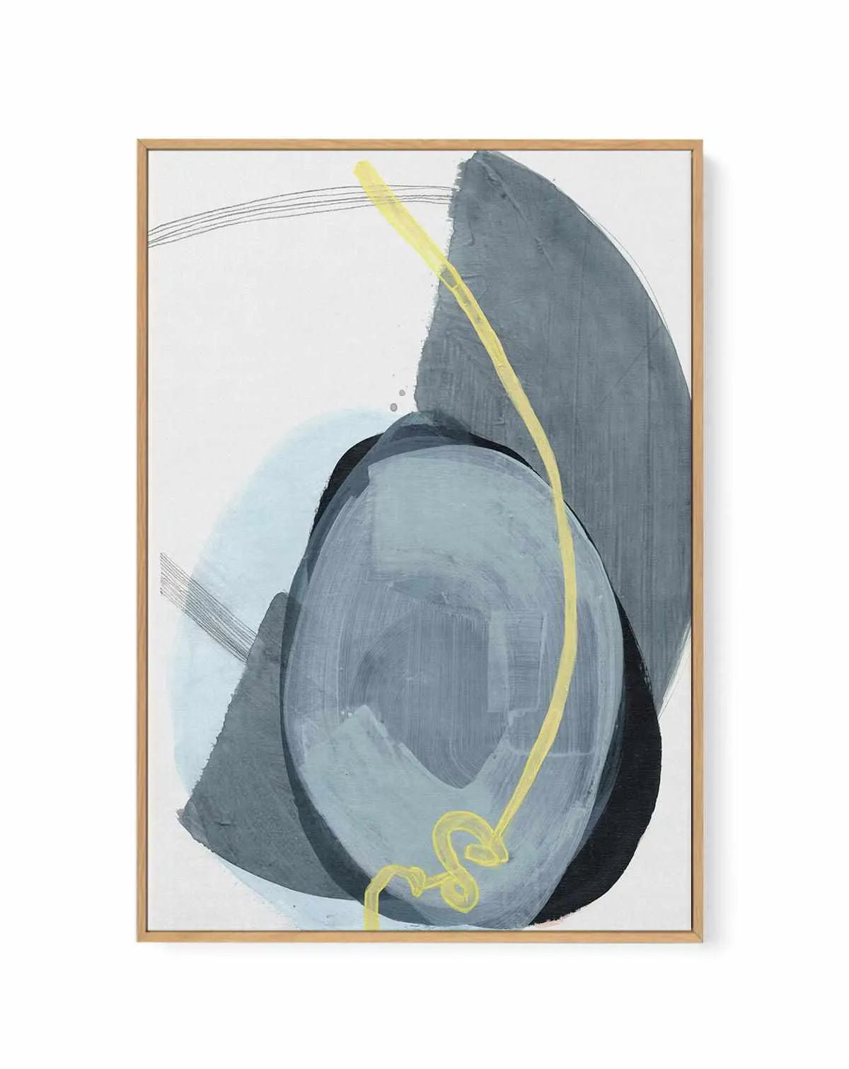 Azure Luxe II by Kirsta Benedetti | Framed Canvas Art Print from Olive et Oriel where you can shop wallpaper and artworks online