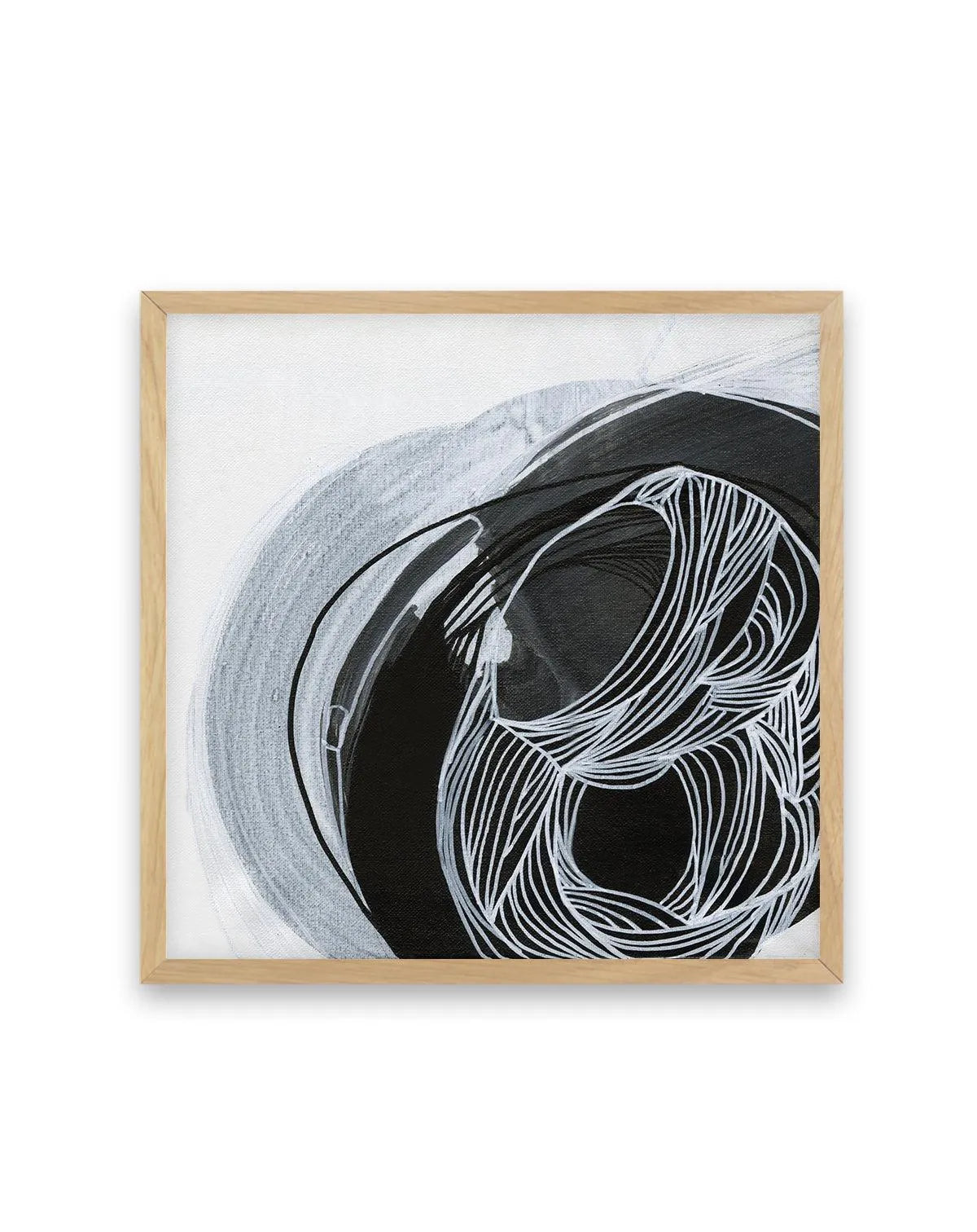 Azure Waves SQ by Kirsta Benedetti Art Print-PRINT-Olive et Oriel-Kirsta Benedetti-70x70 cm | 27.5" x 27.5"-Oak-With White Border-Buy-Australian-Art-Prints-Online-with-Olive-et-Oriel-Your-Artwork-Specialists-Austrailia-Decorate-With-Coastal-Photo-Wall-Art-Prints-From-Our-Beach-House-Artwork-Collection-Fine-Poster-and-Framed-Artwork