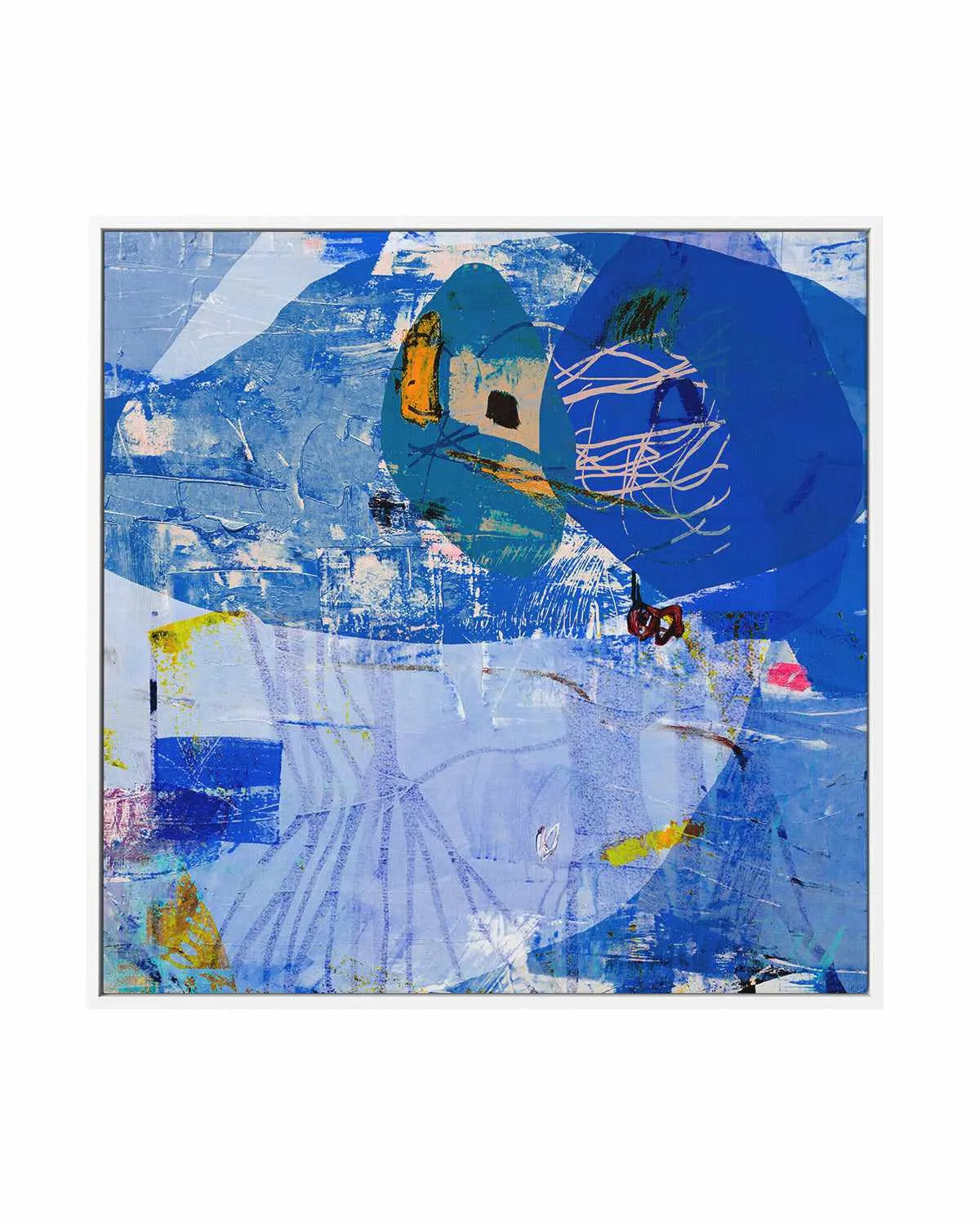 Azure by Antonia Tzenova | Framed Canvas Art Print from Olive et Oriel where you can shop wallpaper and artworks online