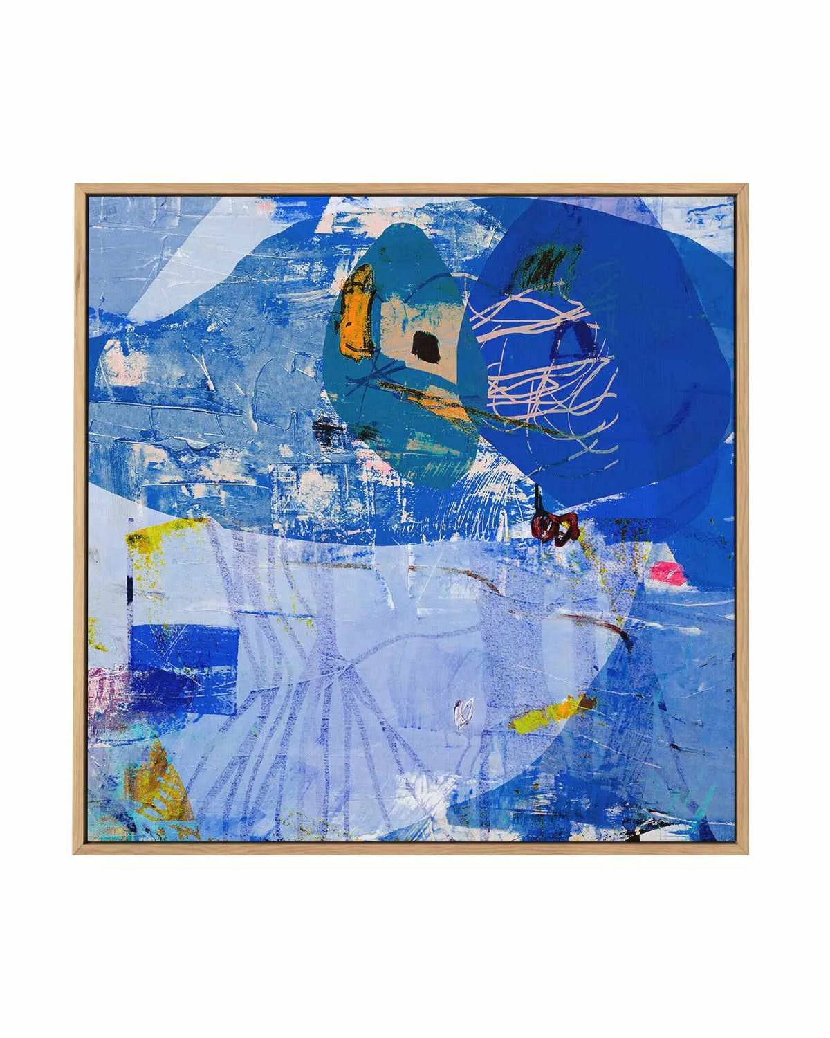Azure by Antonia Tzenova | Framed Canvas Art Print from Olive et Oriel where you can shop wallpaper and artworks online