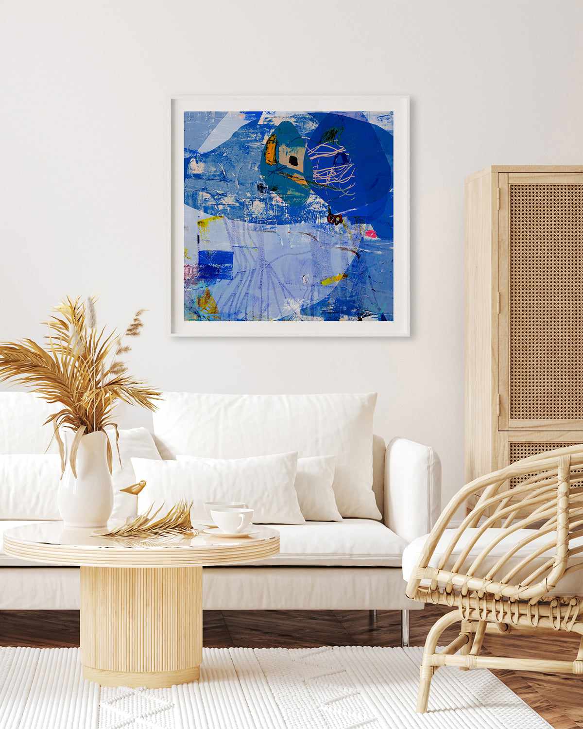 Azure by Antonia Tzenova Art Print