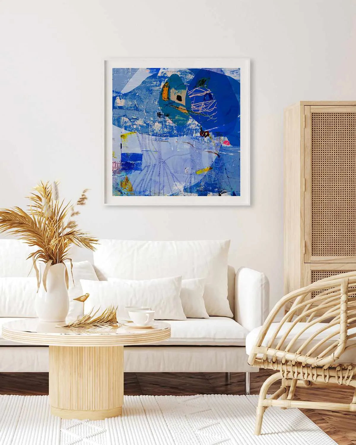 Azure by Antonia Tzenova Art Print from Olive et Oriel where you can shop wallpaper and artworks online