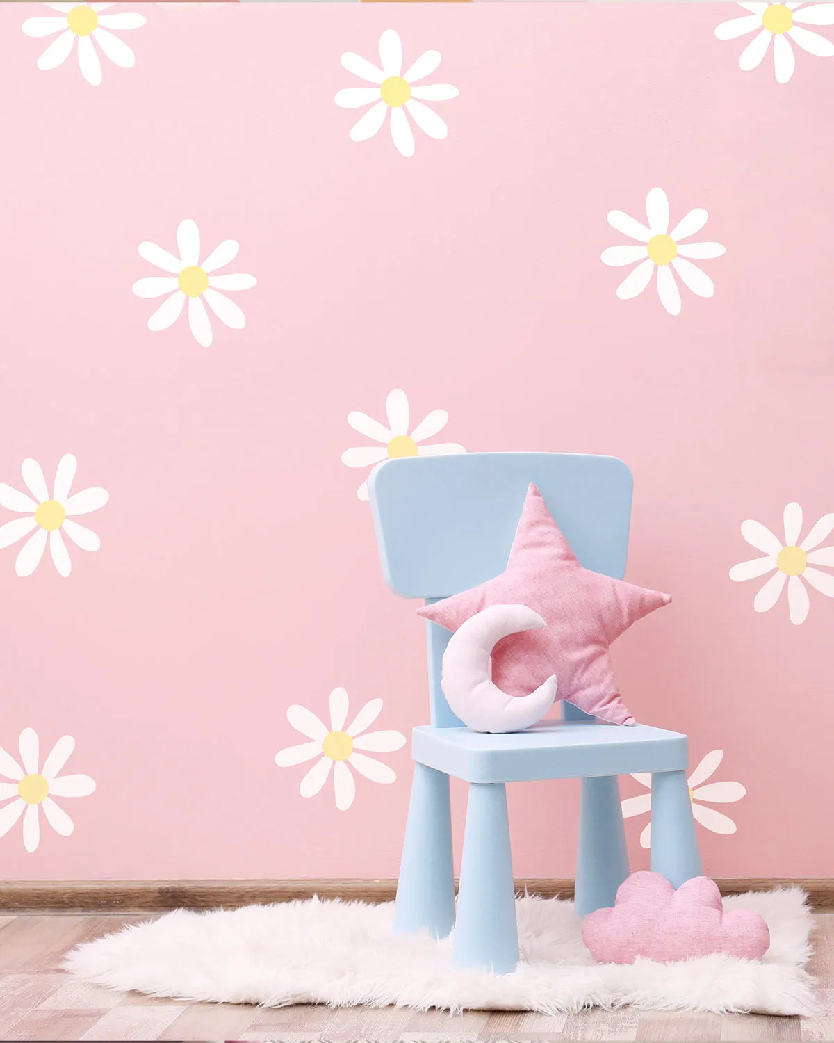 Big Daisies Decal Set from Olive et Oriel where you can shop wallpaper and artworks online