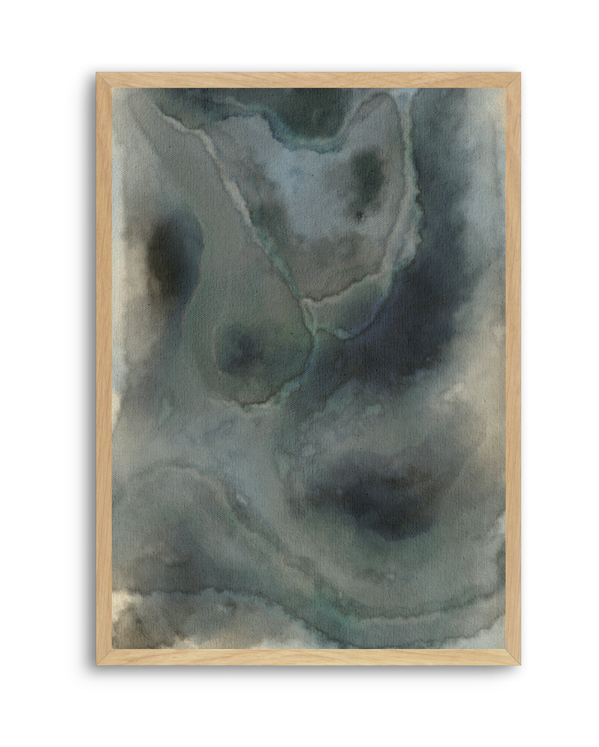 Blue Impression by Shatha Al Dafai | Art Print