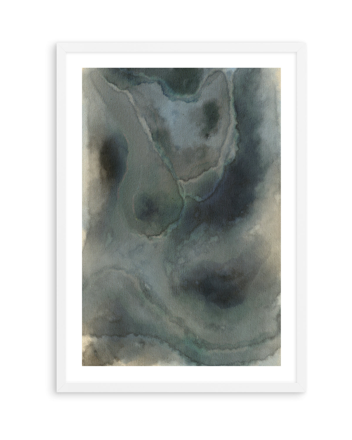 Blue Impression by Shatha Al Dafai | Art Print