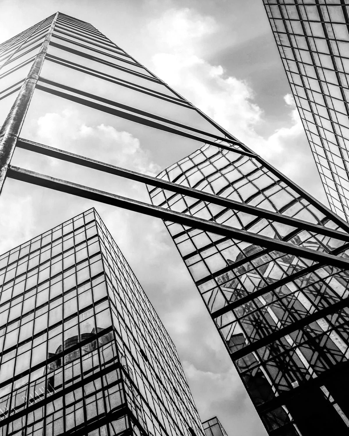 Abstract City Heights Photo Mural Wallpaper from Olive et Oriel where you can shop wallpaper and artworks online