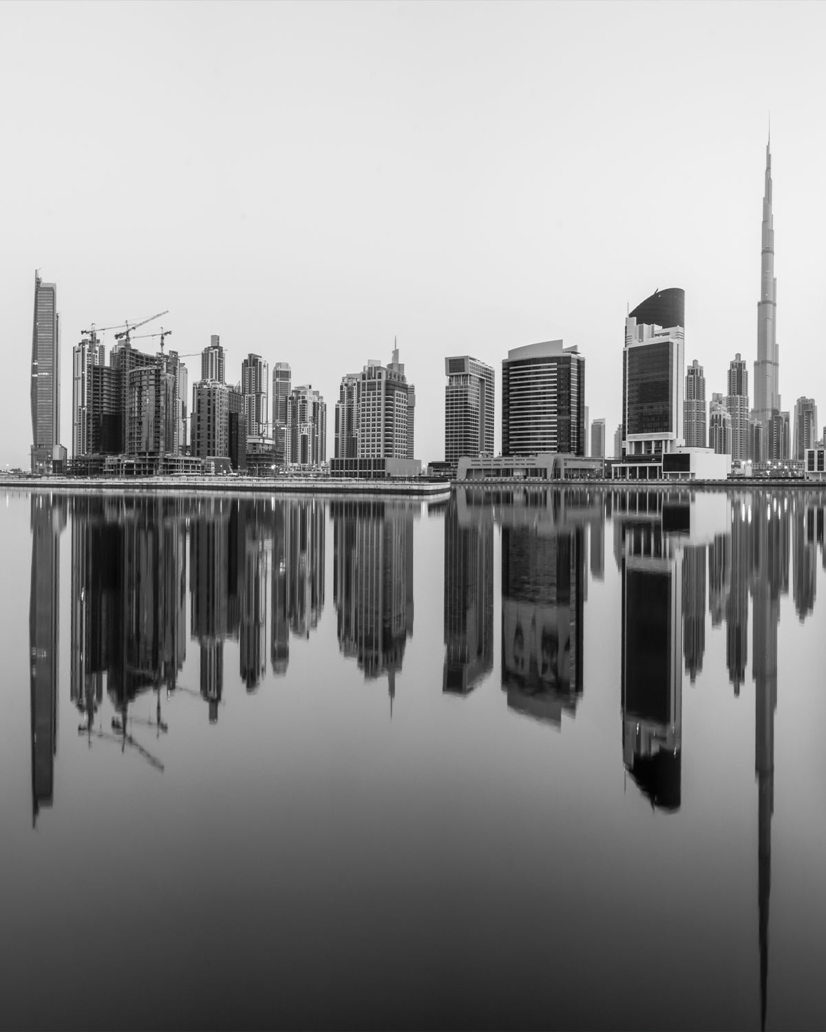 Dubai City Skyline Photo Mural Wallpaper