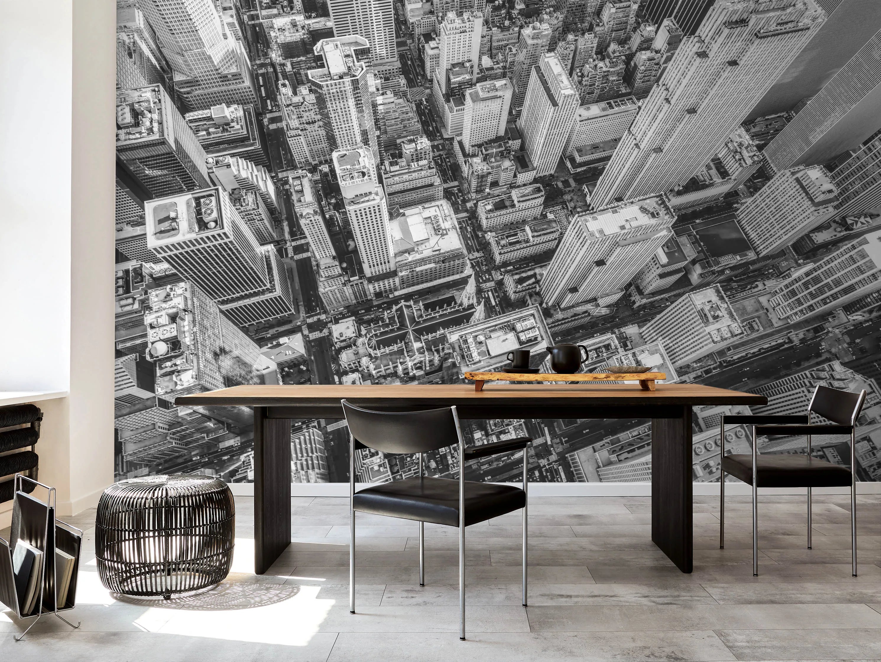 Above New York Mural Wallpaper from Olive et Oriel where you can shop wallpaper and artworks online