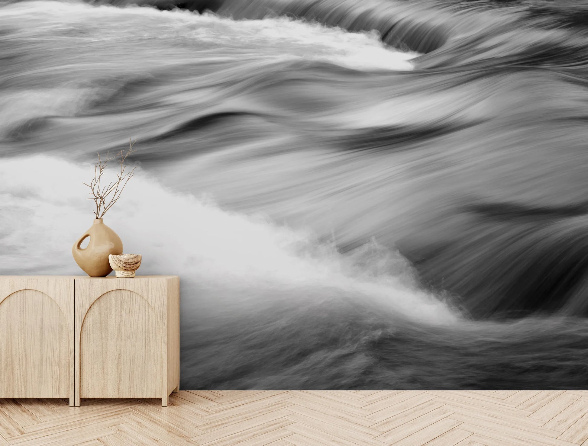 River Rapids Photo Mural Wallpaper from Olive et Oriel where you can shop wallpaper and artworks online
