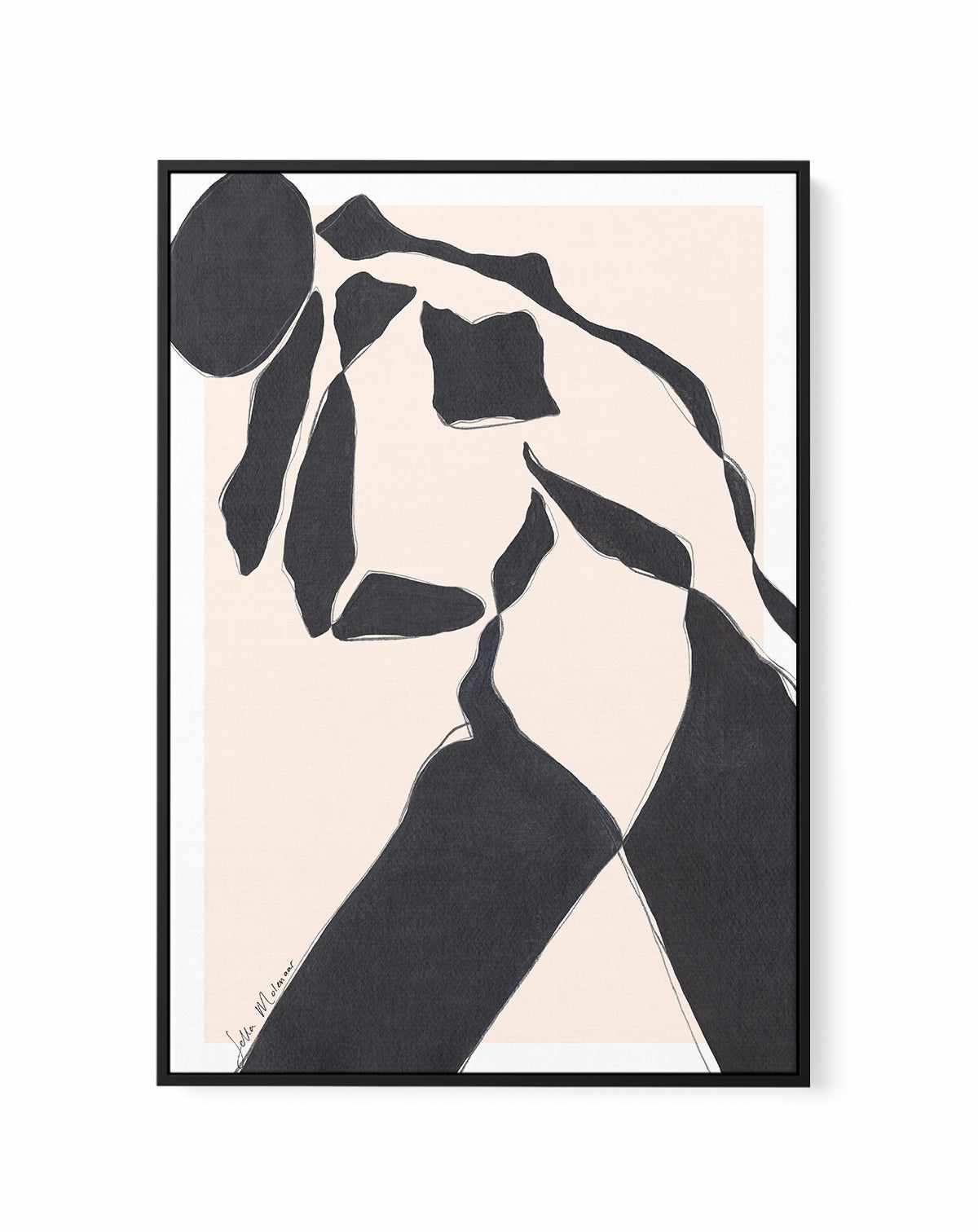 Back Bend by Sella Molenaar | Framed Canvas Art Print