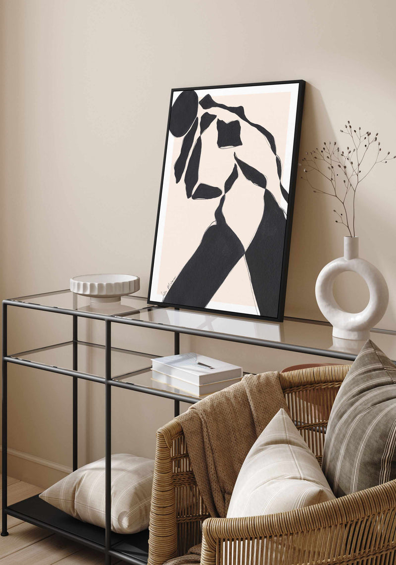 Back Bend by Sella Molenaar | Framed Canvas Art Print