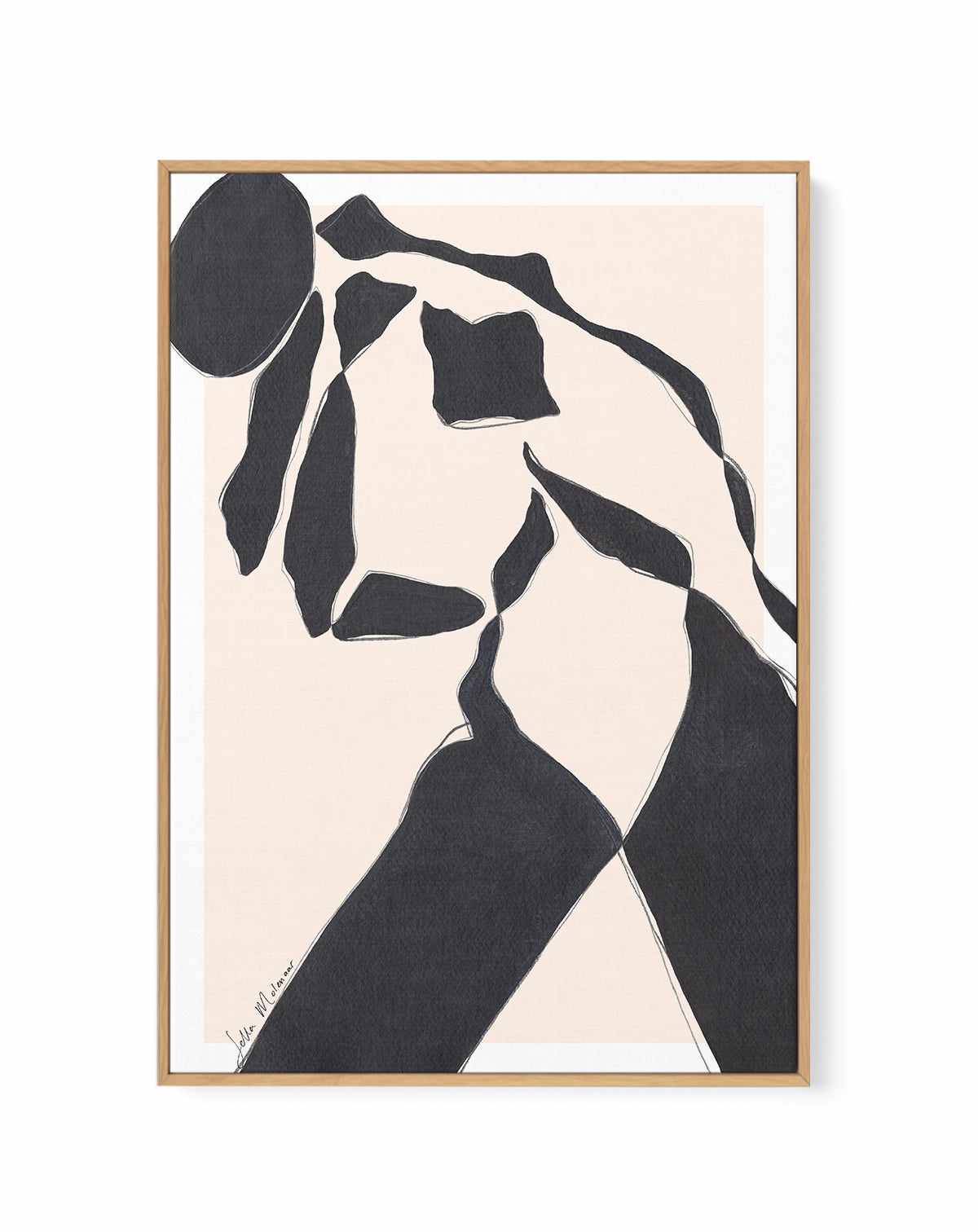 Back Bend by Sella Molenaar | Framed Canvas Art Print