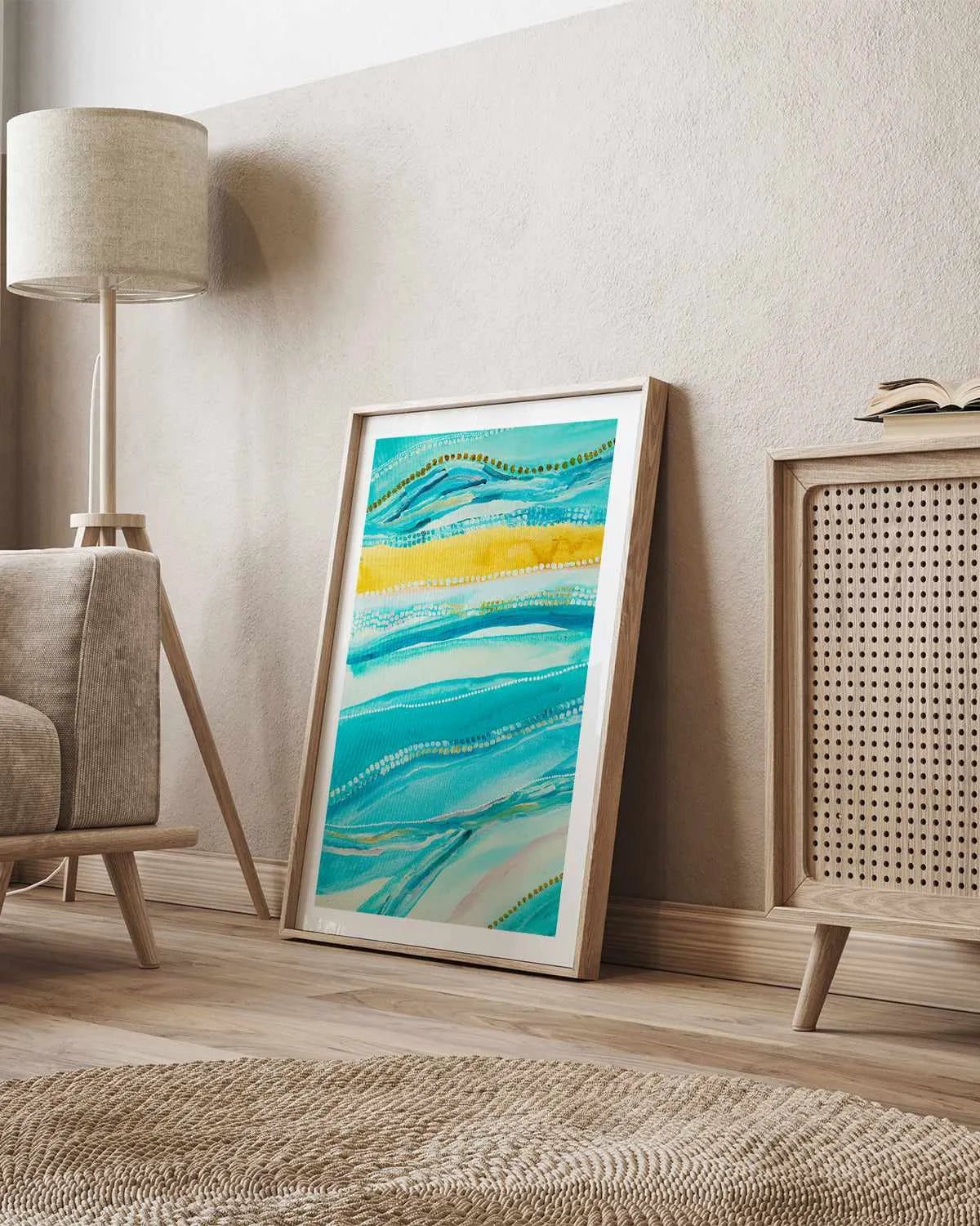 Bagay Flowing I PT by Bri Chelman | Art Print from Olive et Oriel where you can shop wallpaper and artworks online