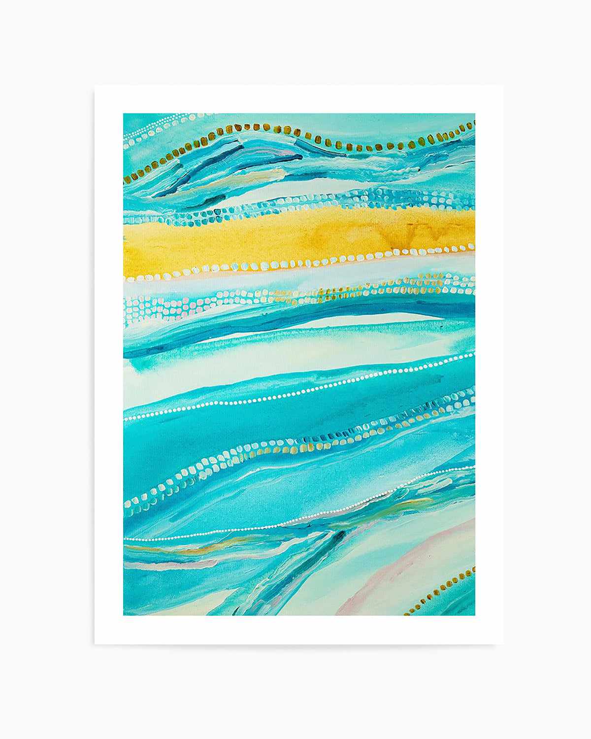 Bagay Flowing I PT by Bri Chelman Art Print