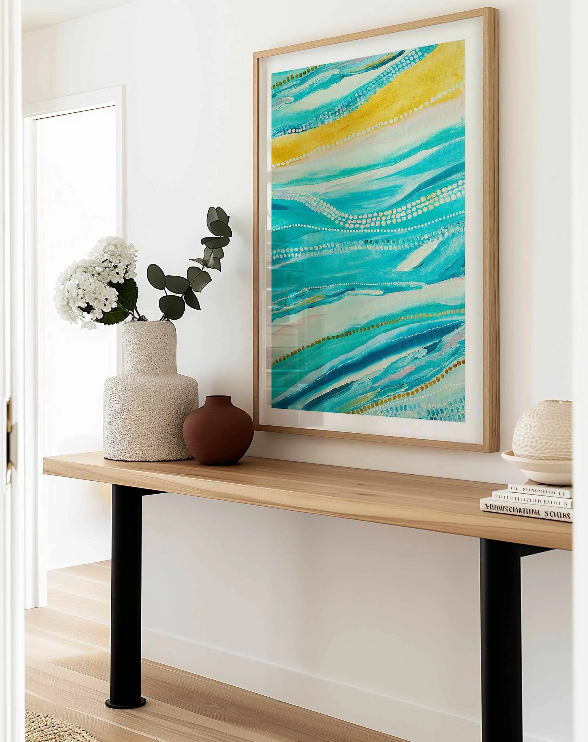 Bagay Flowing II PT by Bri Chelman | Art Print from Olive et Oriel where you can shop wallpaper and artworks online