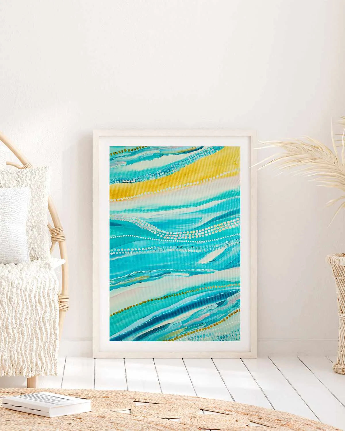 Bagay Flowing II PT by Bri Chelman | Art Print from Olive et Oriel where you can shop wallpaper and artworks online