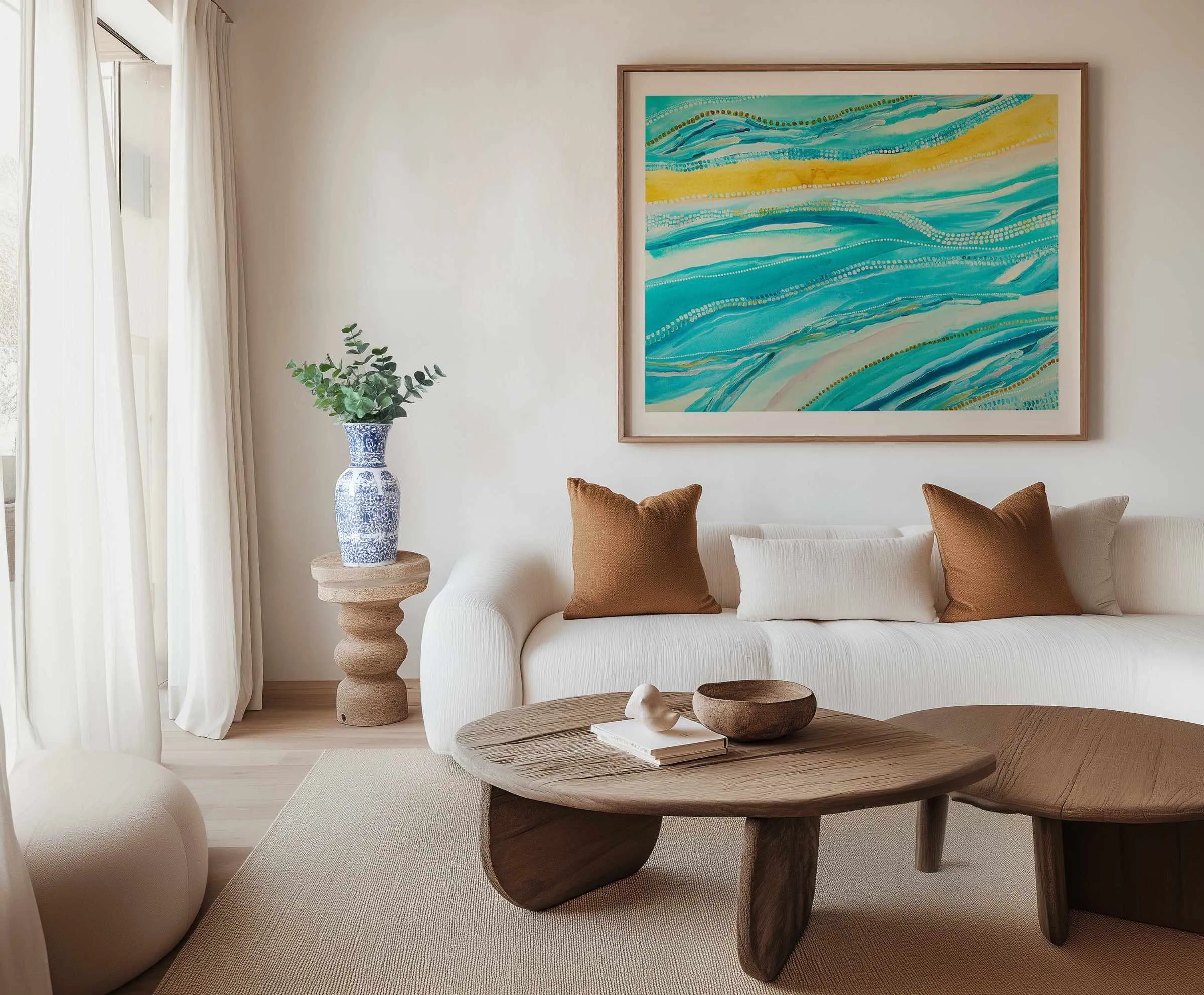 Bagay Flowing LS by Bri Chelman | Art Print from Olive et Oriel where you can shop wallpaper and artworks online