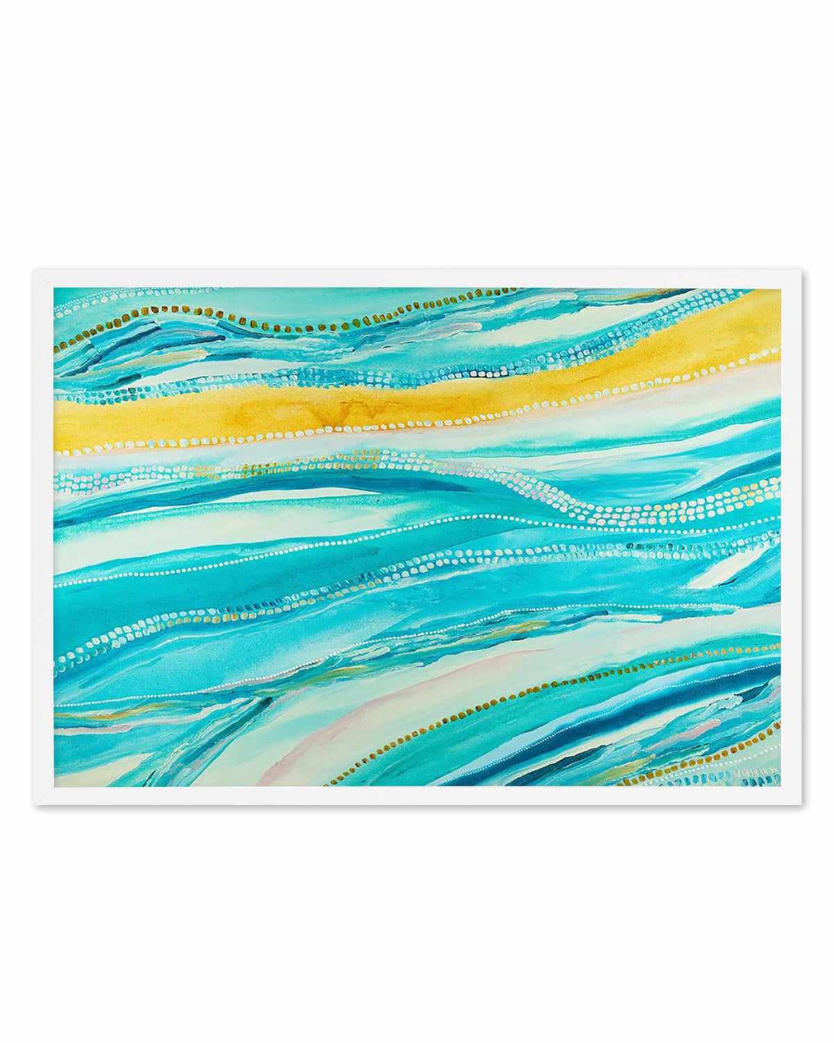 Bagay Flowing LS by Bri Chelman Art Print