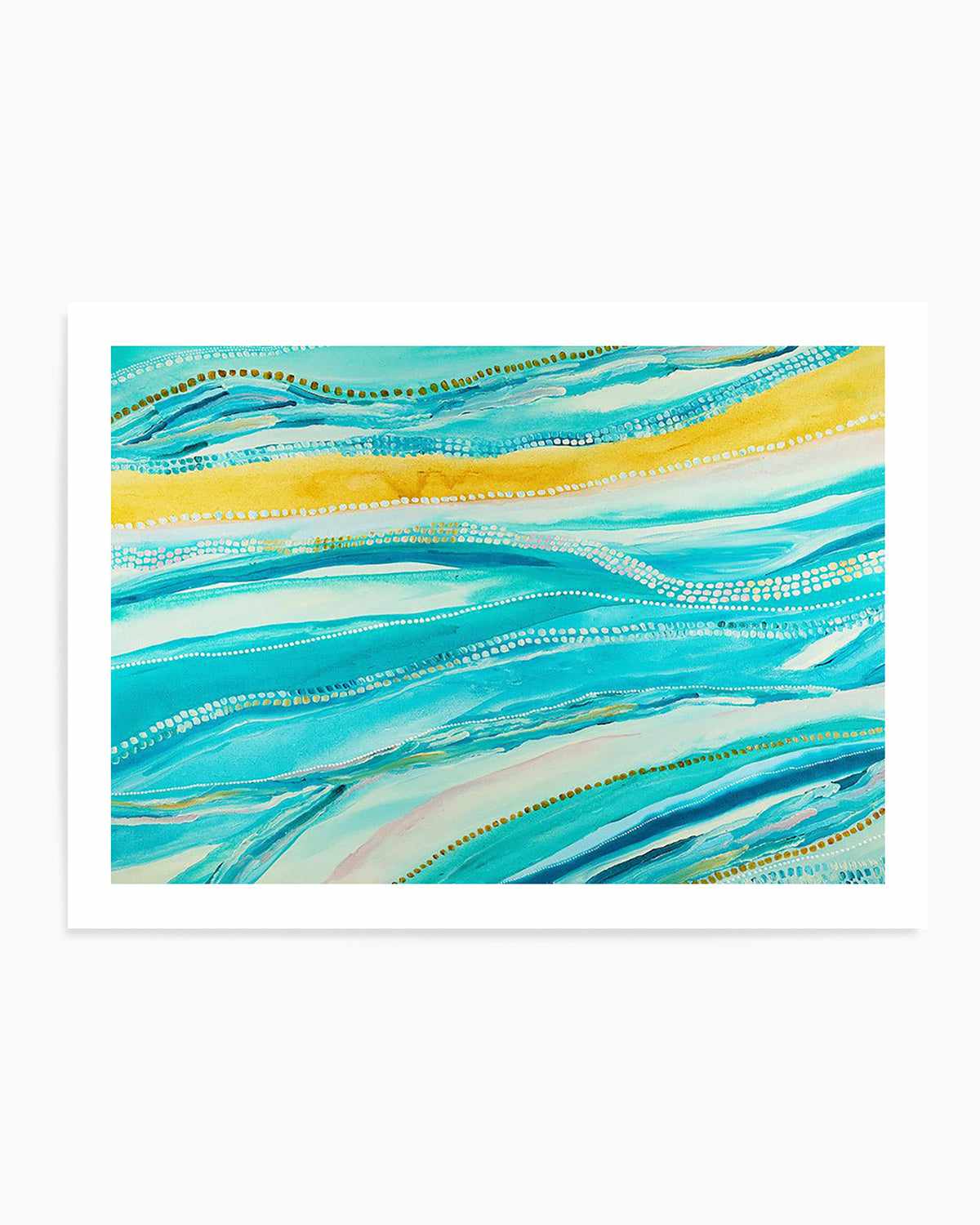 Bagay Flowing LS by Bri Chelman Art Print