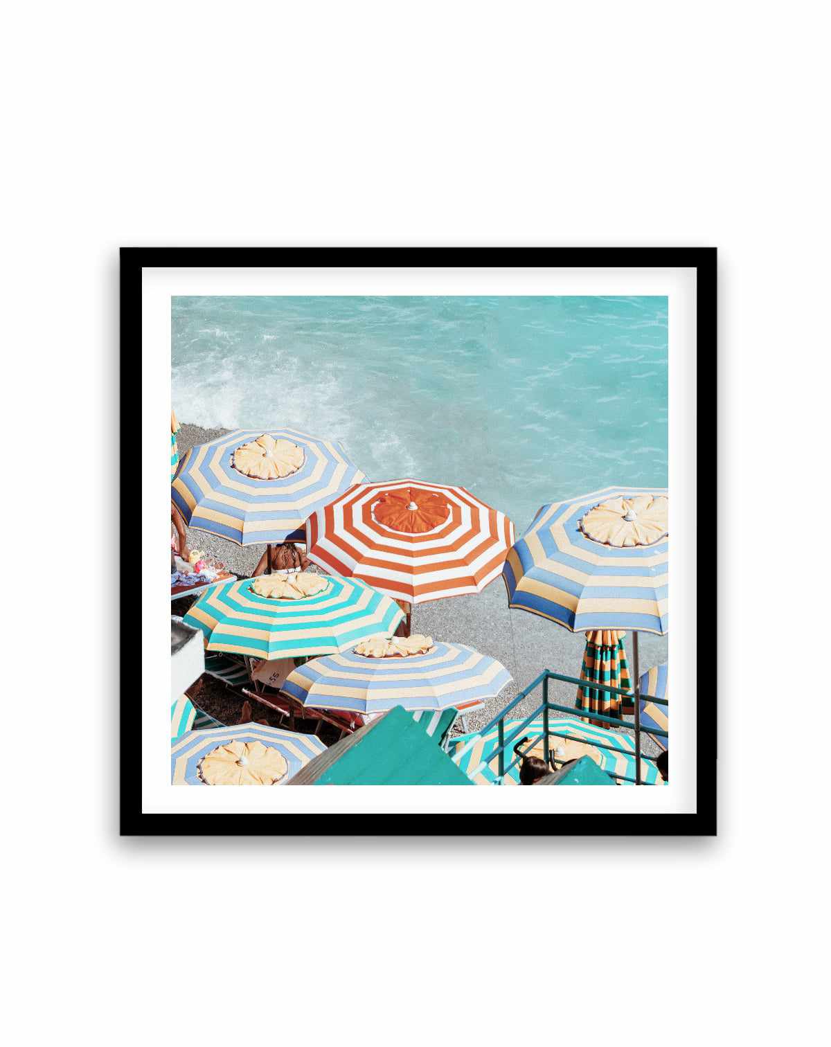 Bagni Marina Umbrellas, Capri | Art Print