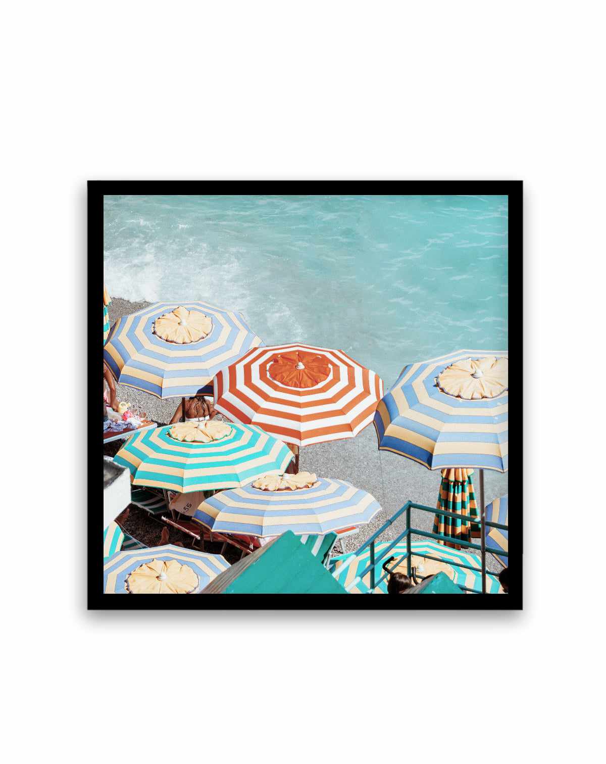 Bagni Marina Umbrellas, Capri | Art Print