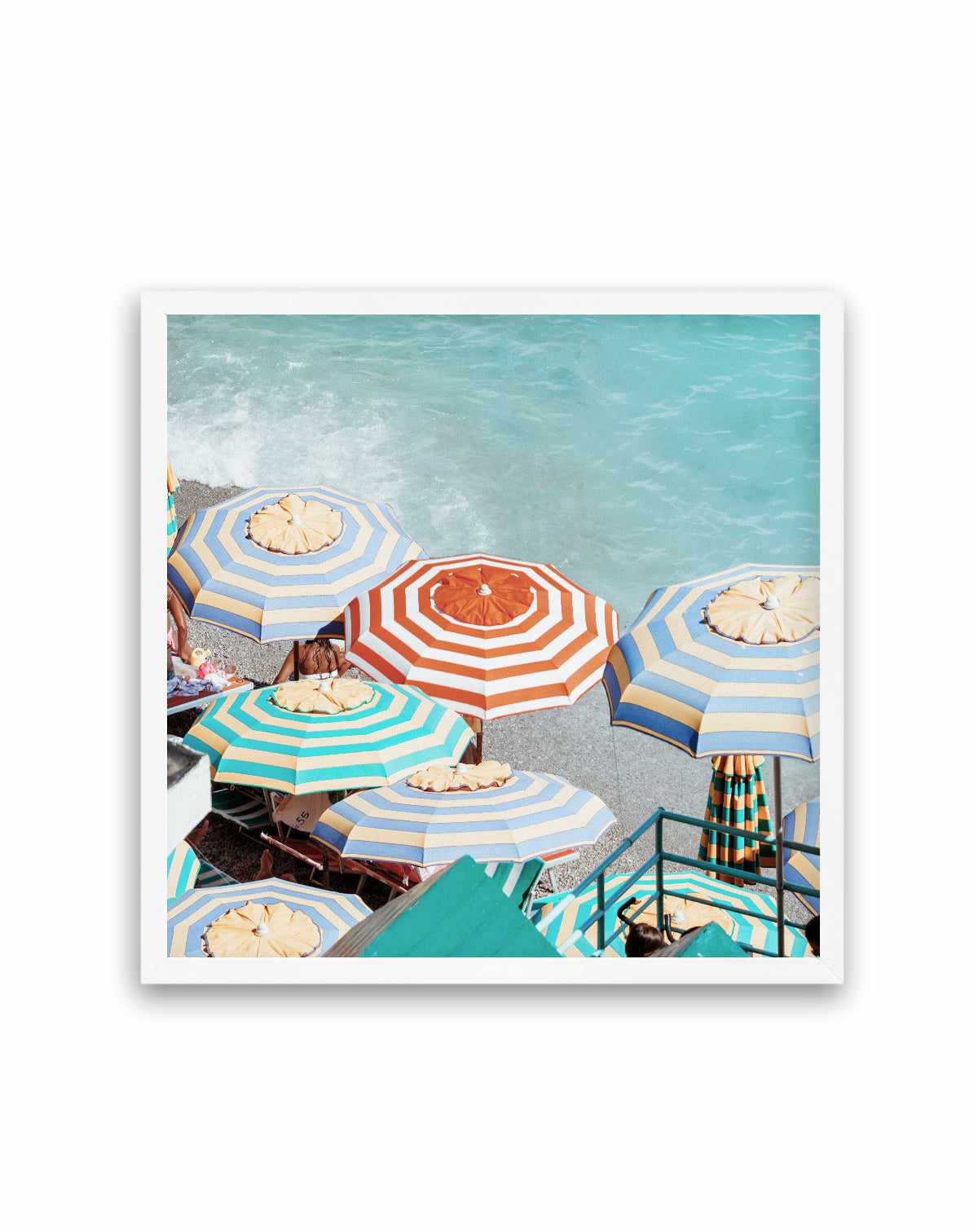 Bagni Marina Umbrellas, Capri | Art Print