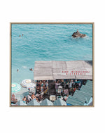 Bagni Restorante, Capri | Framed Canvas Art Print