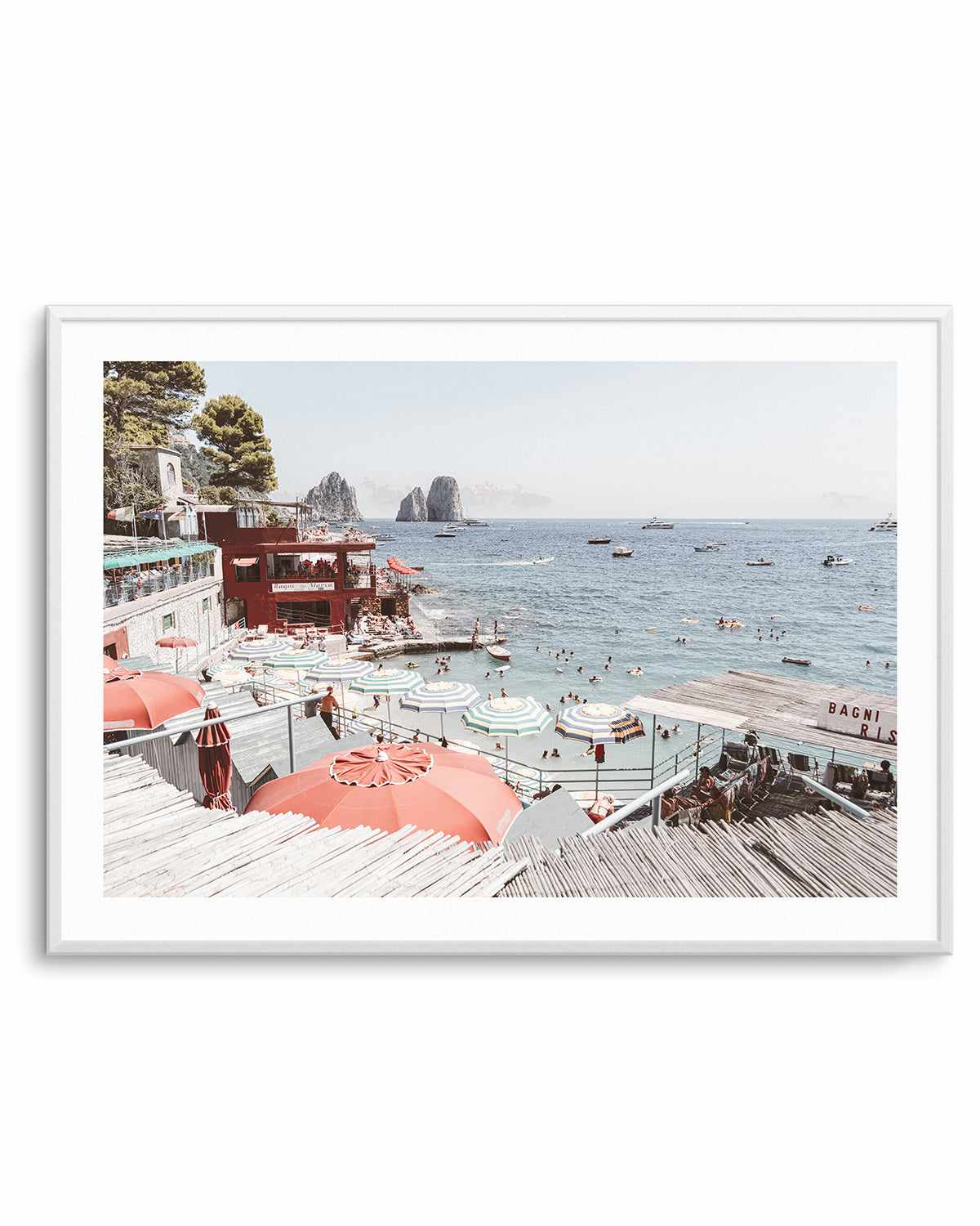 Bagni da Marina, Capri Art Print