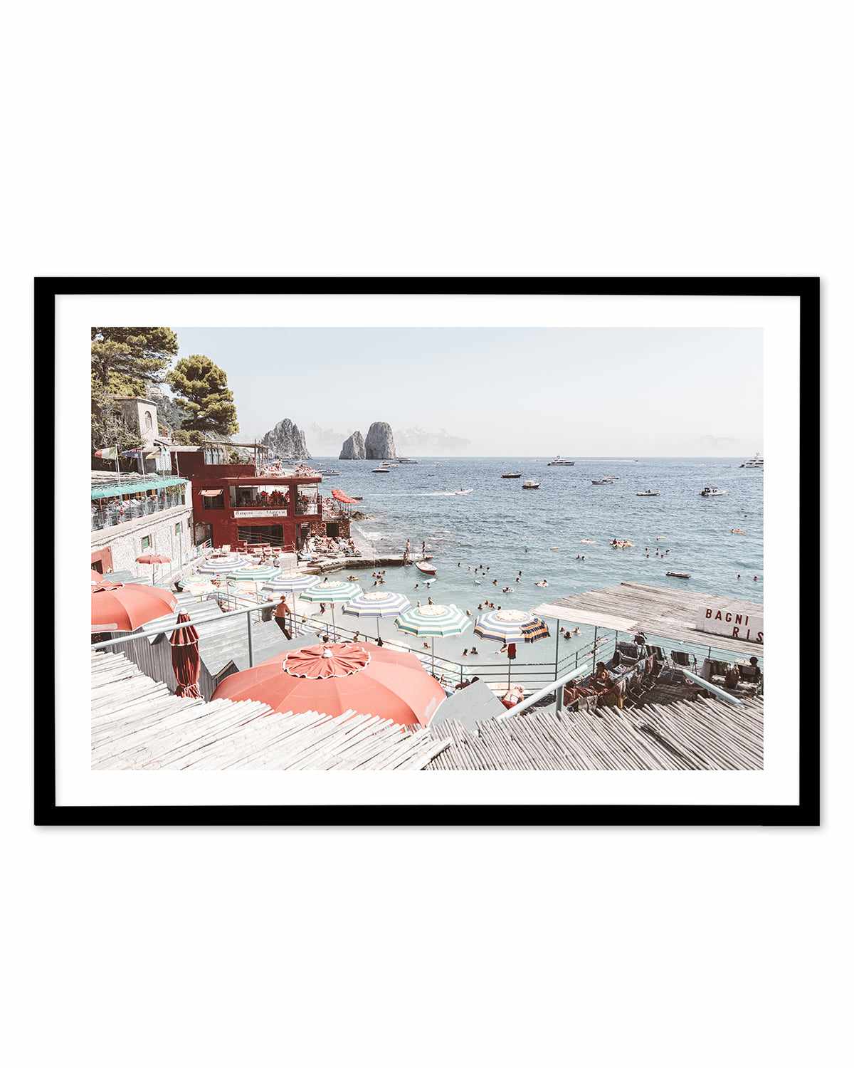 Bagni da Marina, Capri Art Print